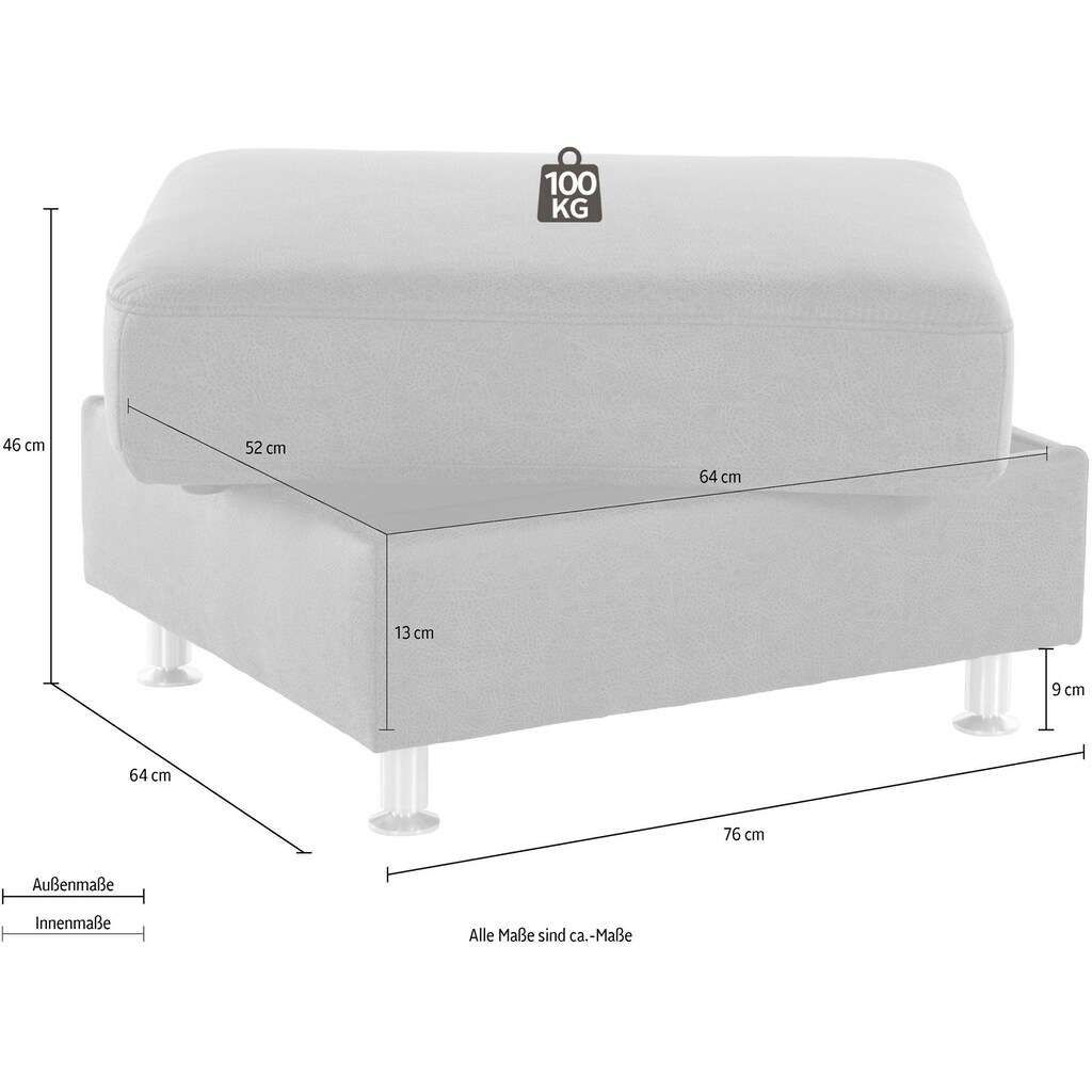 sit&more Stauraumhocker »Darwin«