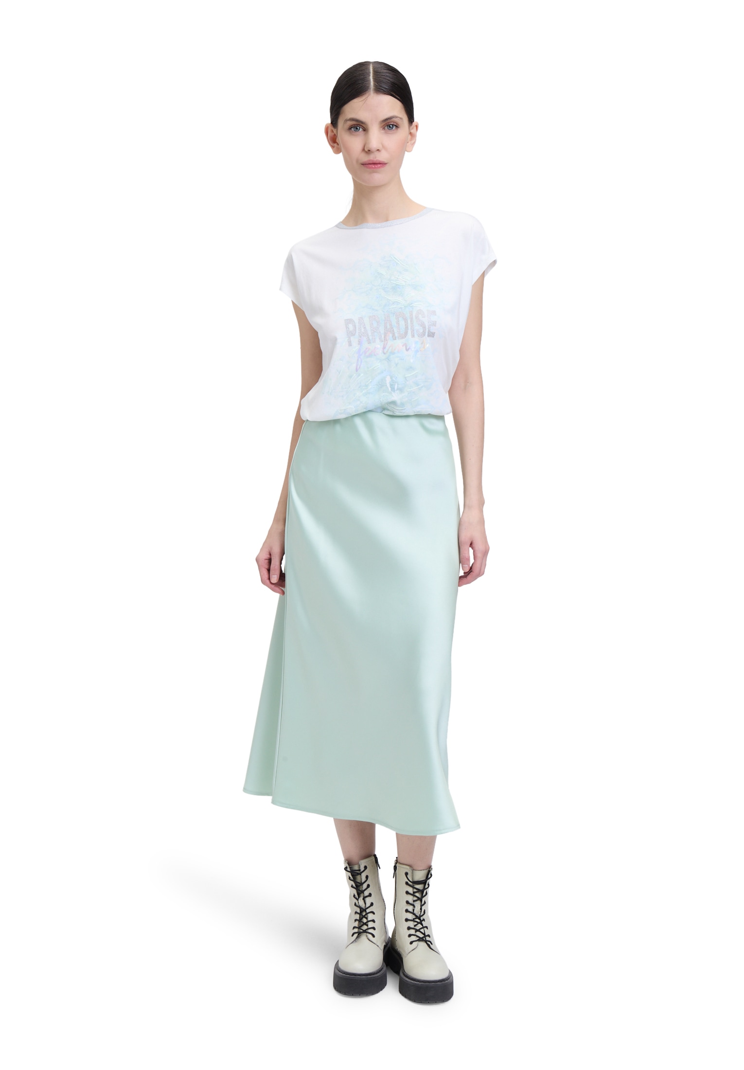 Cartoon Kurzarmshirt »Rundhals-Shirt mit Placement«