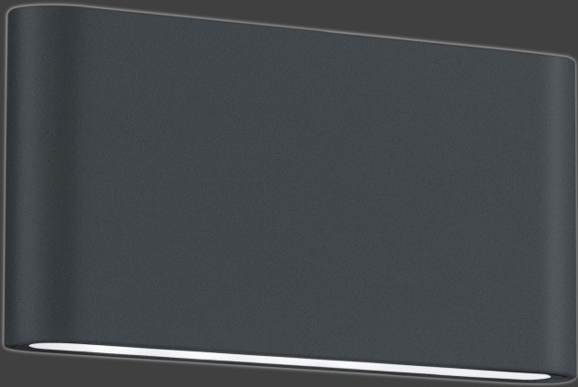 TRIO Leuchten LED Außen-Wandleuchte »Thames« LED-Modul Wandleuchte Hauswand IP54 Fassadenbeleuchtung warmweiß, up-and-down