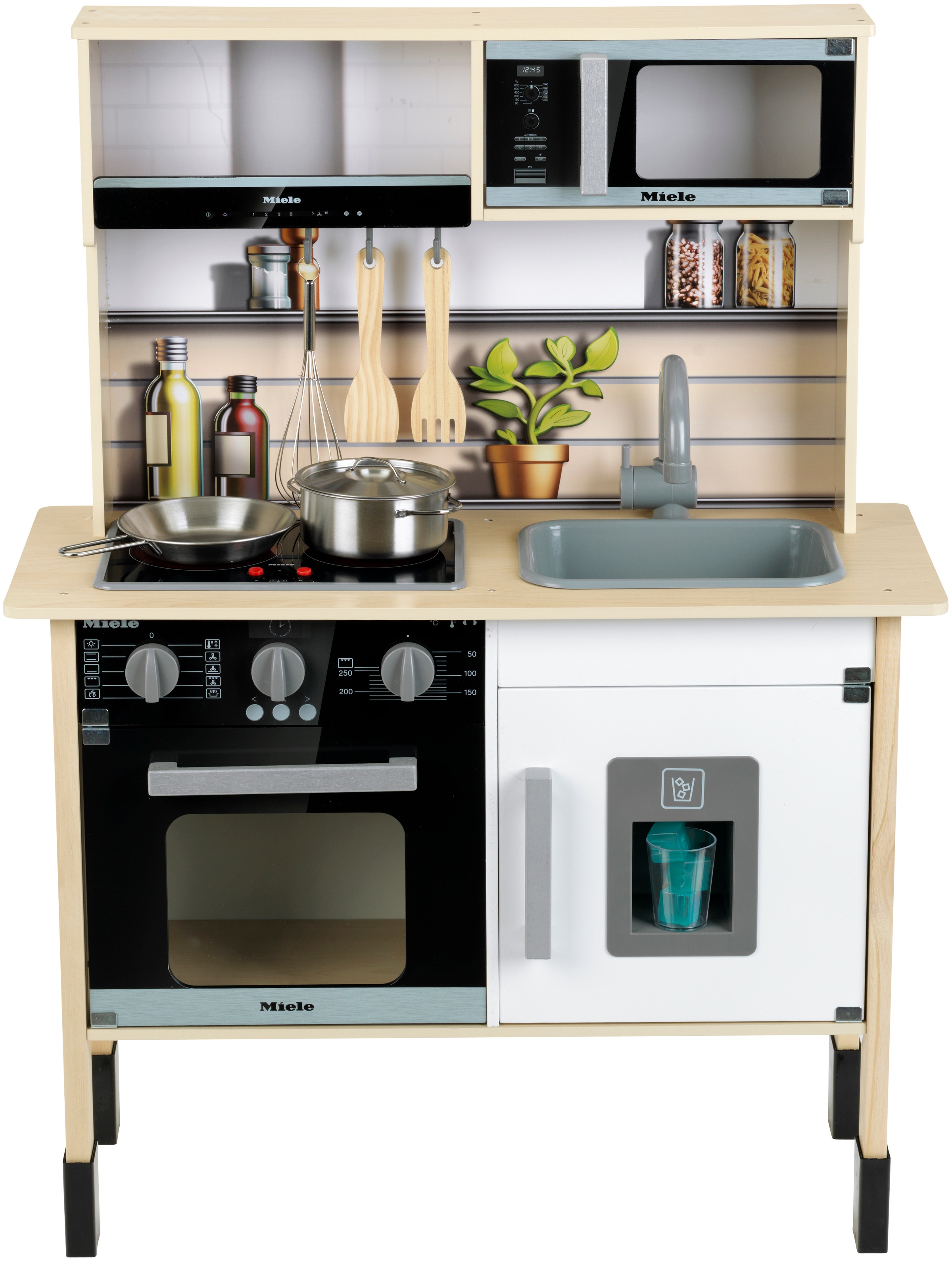 Klein Spielküche »Miele Midi 2« Aus Holz; mit Licht und Sound