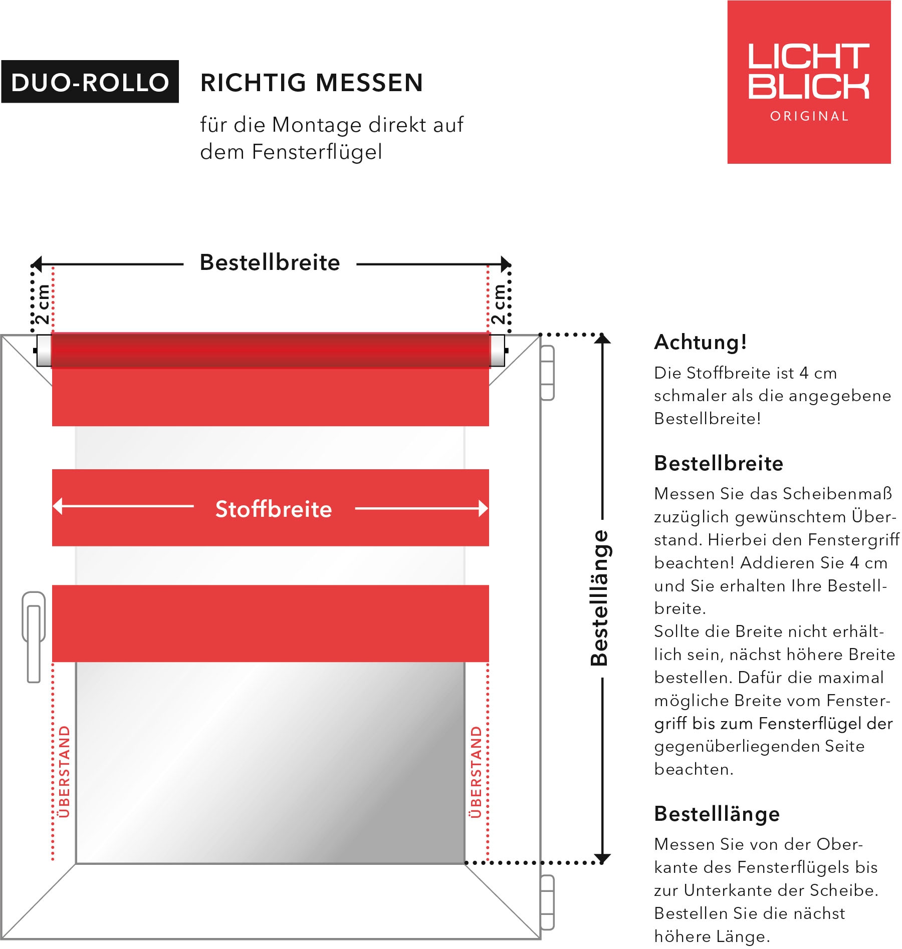 LICHTBLICK ORIGINAL Doppelrollo »Duo Rollo Motiv Blumenwiese«, Lichtschutz, ohne Bohren, freihängend, bedruckt