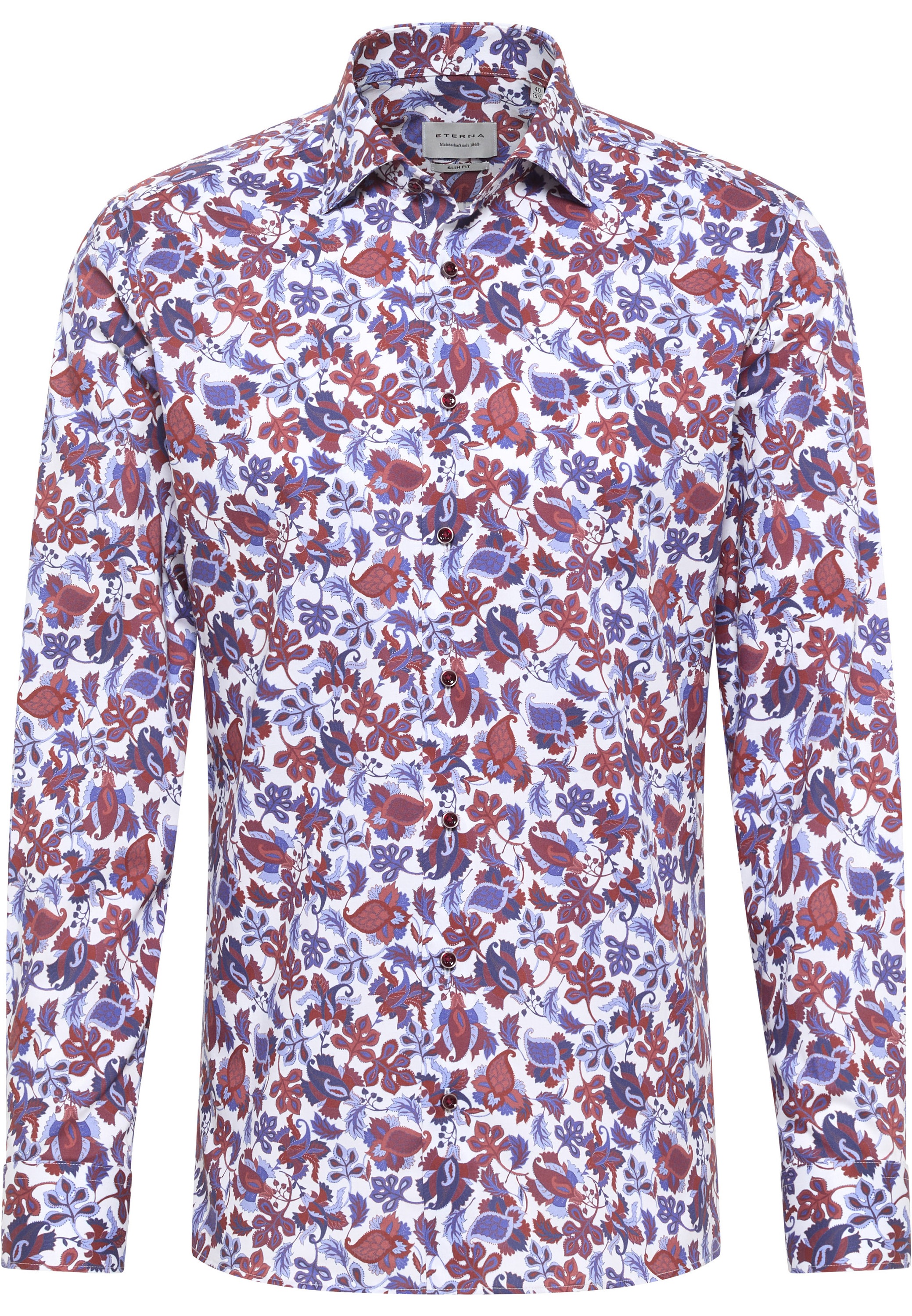 Eterna Langarmhemd »SLIM FIT« NON IRON (bügelfrei)