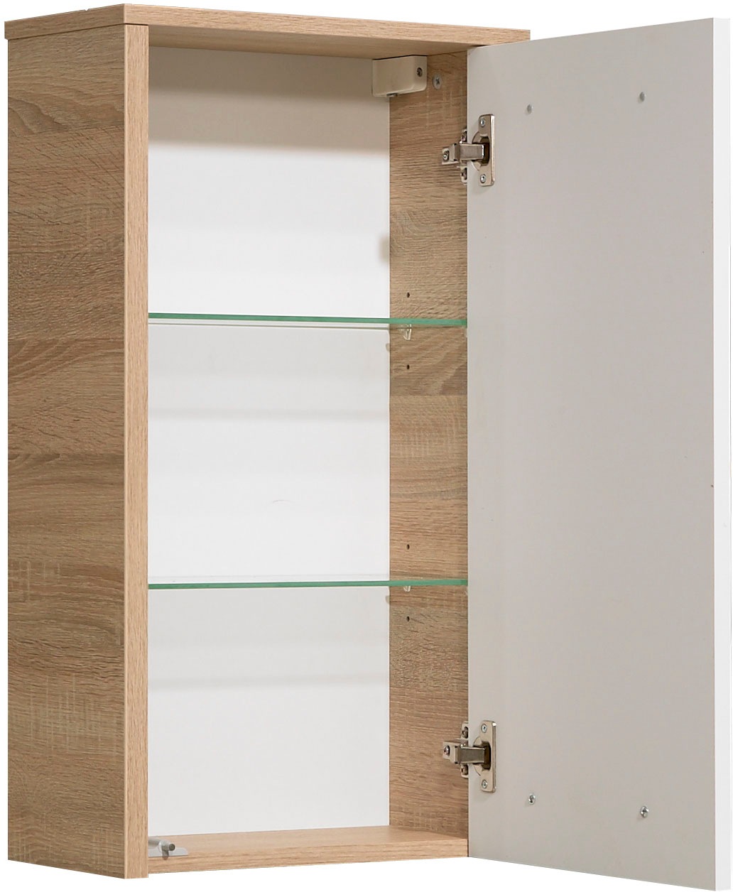 Saphir Badmöbel-Set »Quickset 382 5-teilig, Waschbeckenunterschrank mit LED-Spiegelschrank«, (5 St.), Hochschrank, Unterschrank, Hängeschrank, inkl. Türdämpfer, 8 Türen