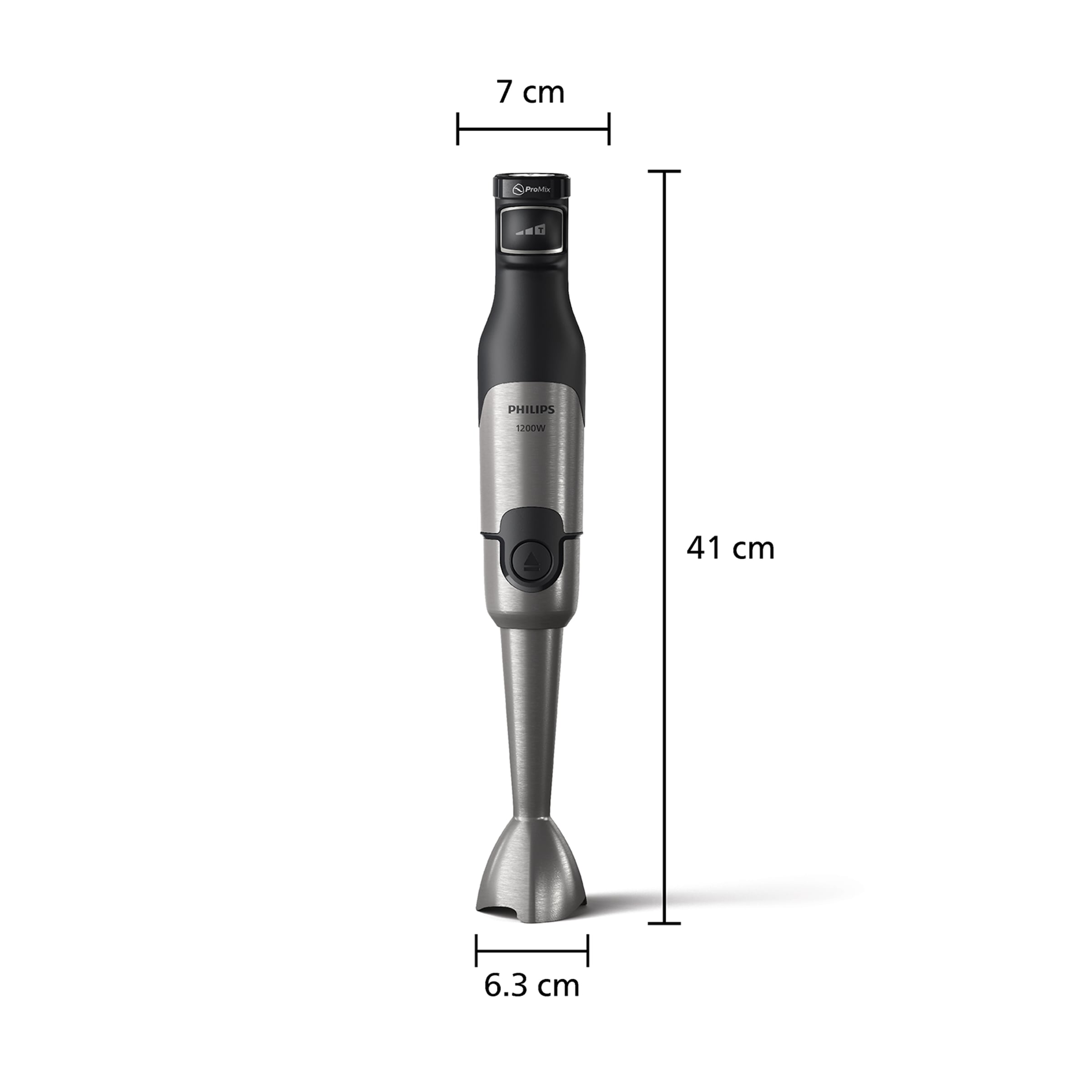 Philips Stabmixer »HR2685/00 5000 Series, mit ProMix-Technologie, Becher,«, 1200 W, Schneebesen, Foodprozessoraufsatz und Zerkleinerer; Edelstahl/Schwarz