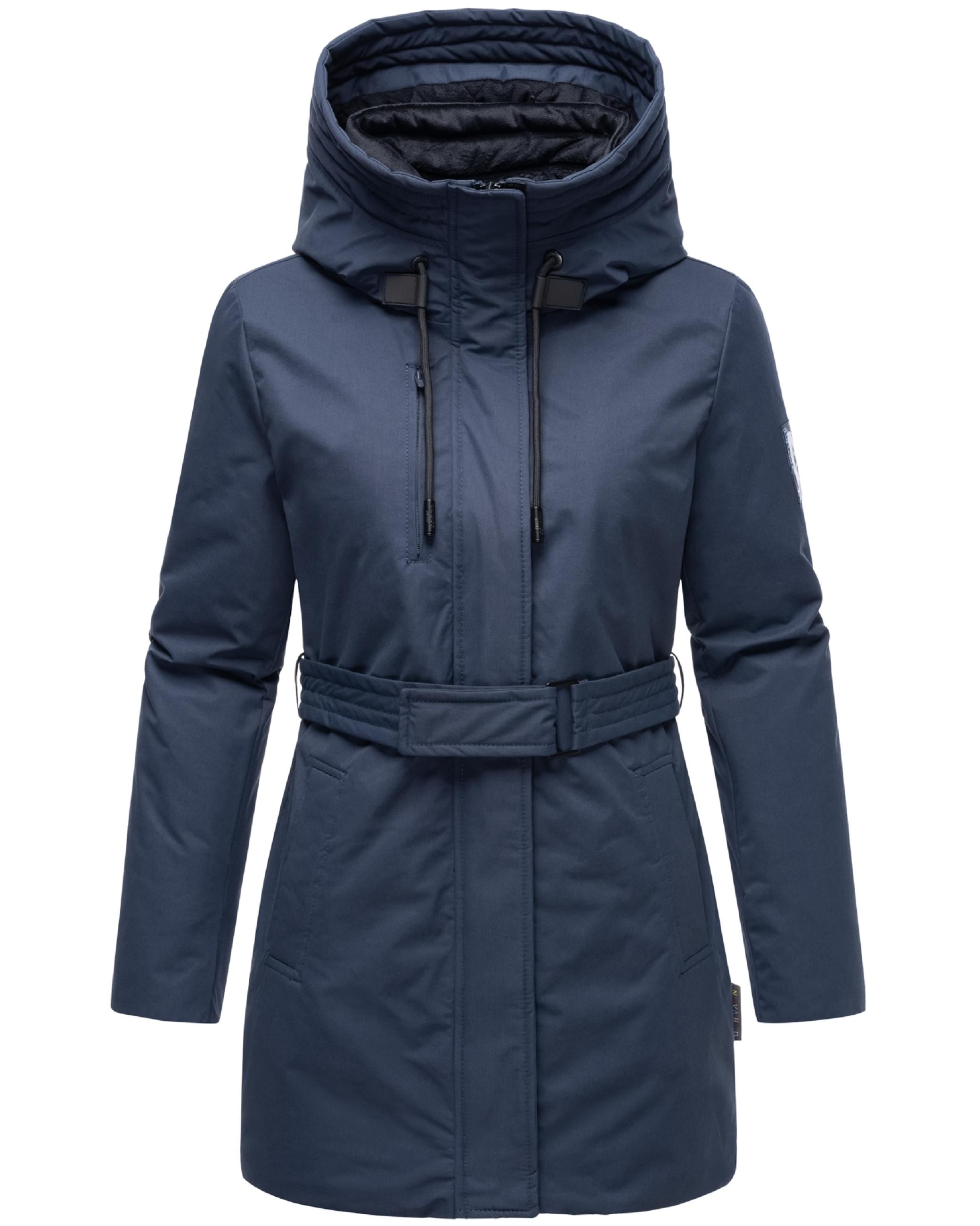 Winterjacke »Parka Eishauch 14«, mit Kapuze, Damen Winterparka mit Taillengürtel und...