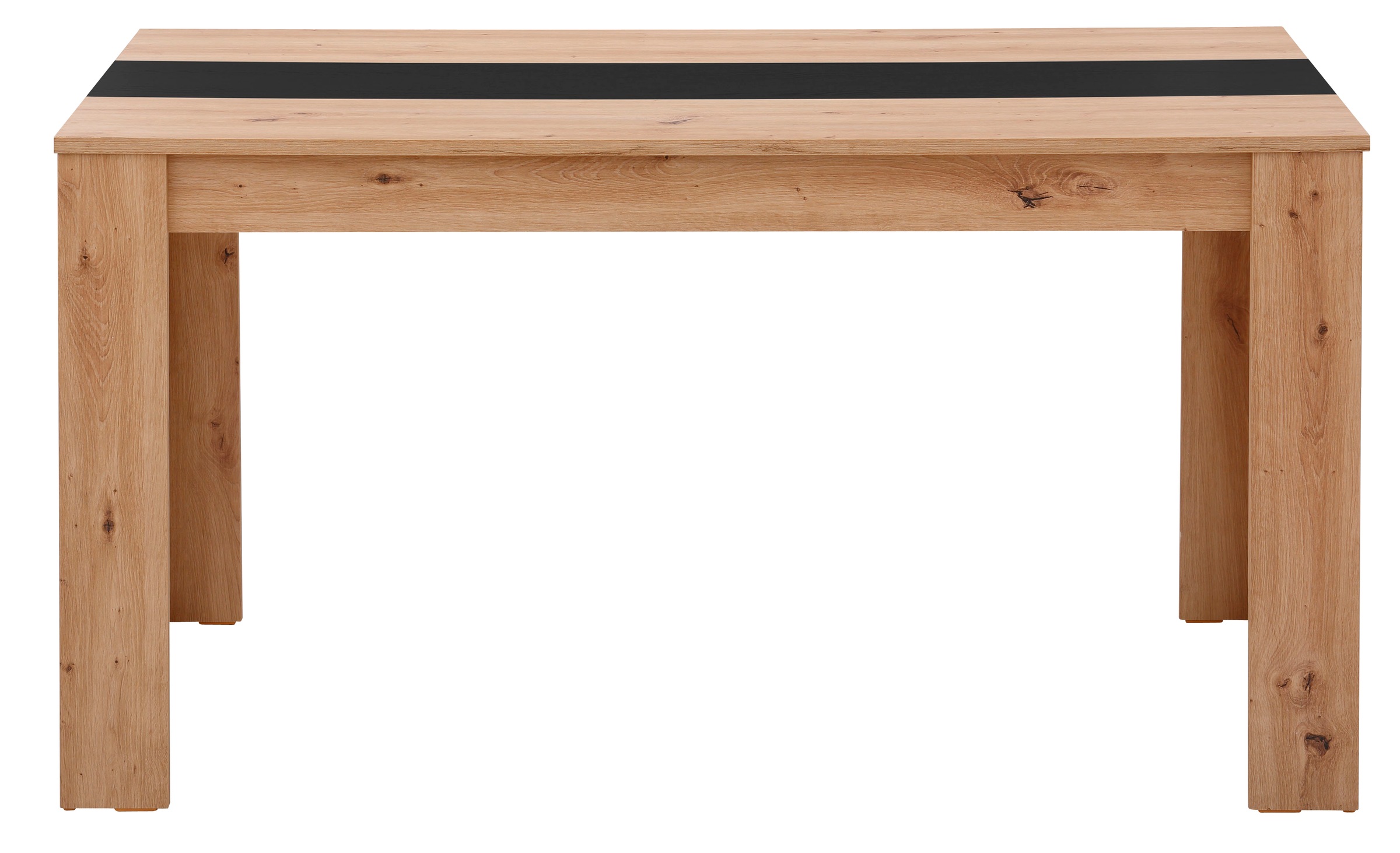 HELA Esstisch »SIMONE«, Breite 140cm, mit Wendeeinlage Dekor/Schwarz, Unser Bestpreis