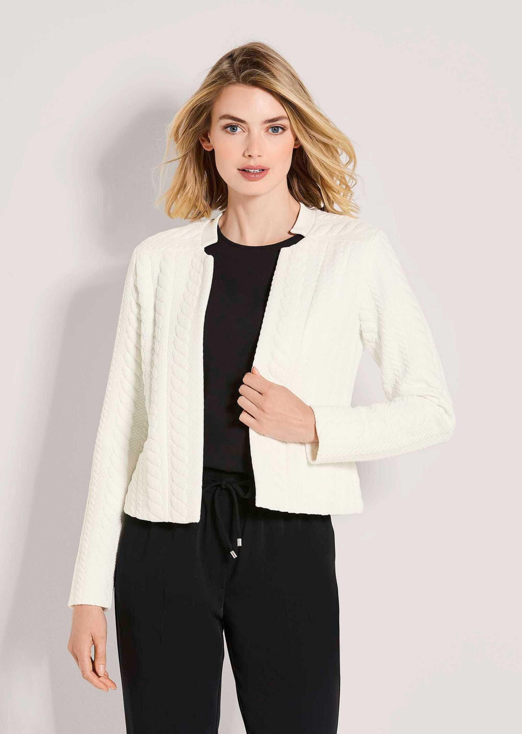 MADELEINE Jackenblazer »Blazer Langarm Jerseyblazer mit Stehkragen«