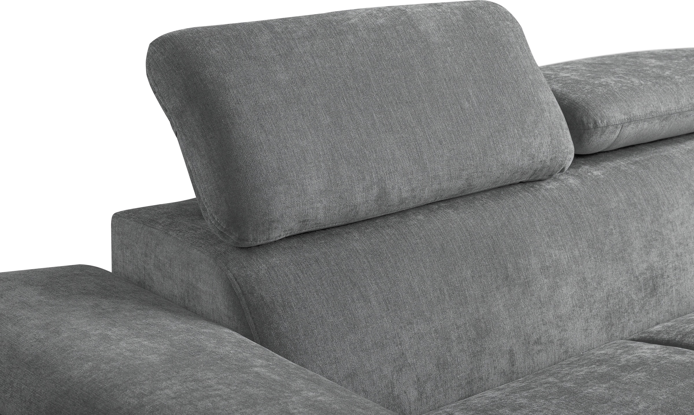 WERK2 Ecksofa »Cosmo modern und bequem, Breite 282cm, L-Form« Eckcouch mit Schlaffunktion, Bettkasten & verstellbaren Kopfteilen