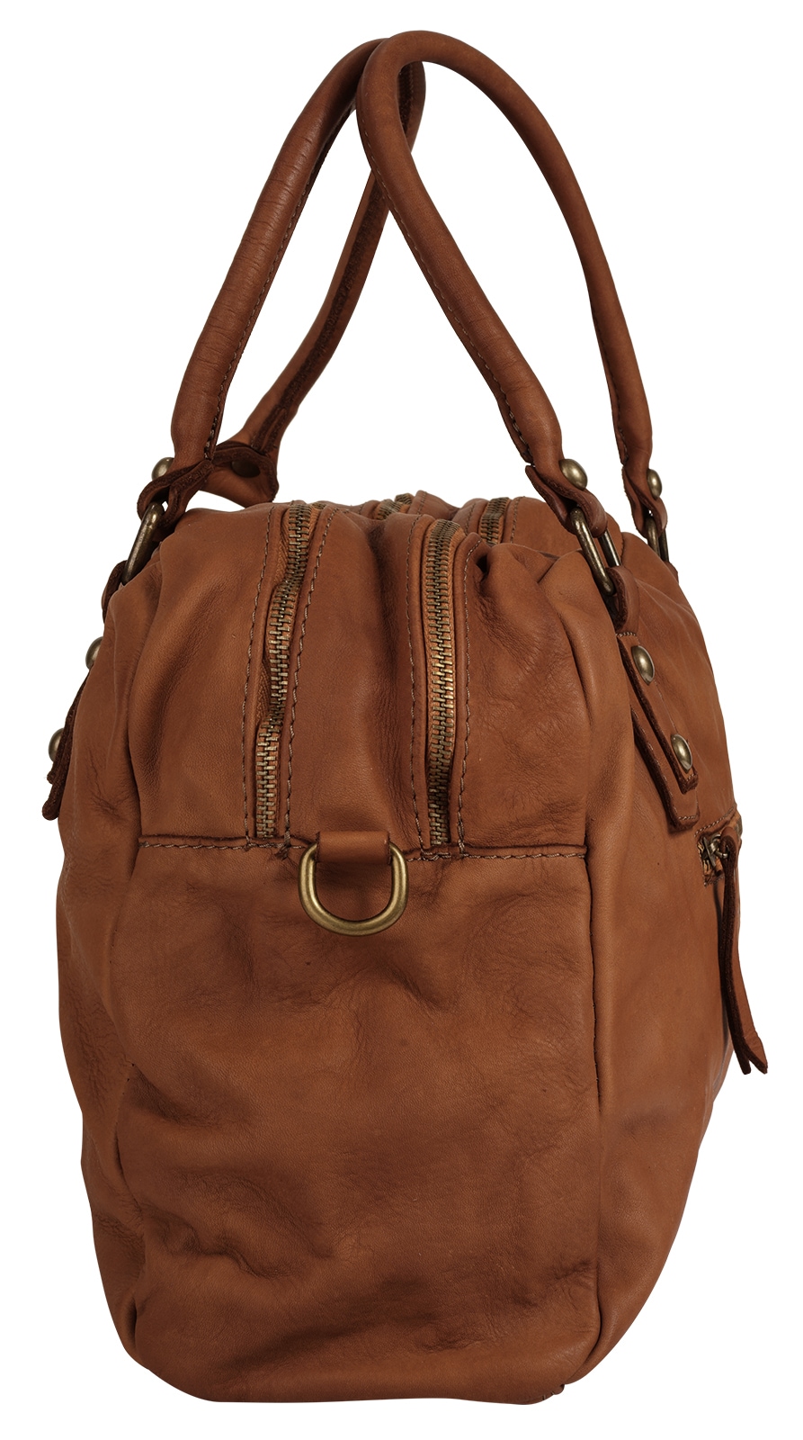 Samantha Look Shopper echt Leder, Made in Italy