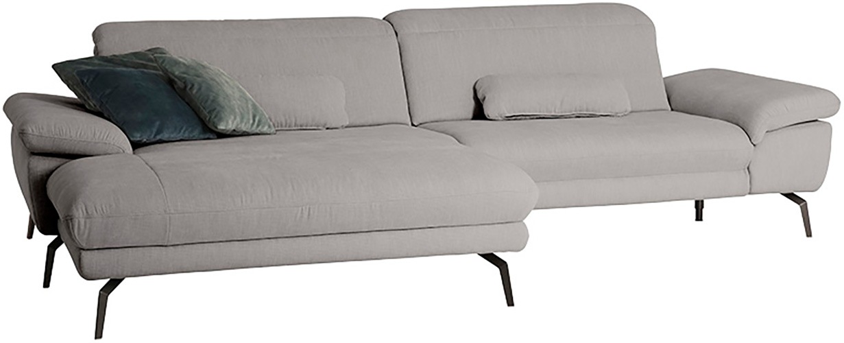Die PlanBar Ecksofa »MP-IN22025 L-Form«, mit Kopfteilverstellung, wahlweise mit motorischem Canape