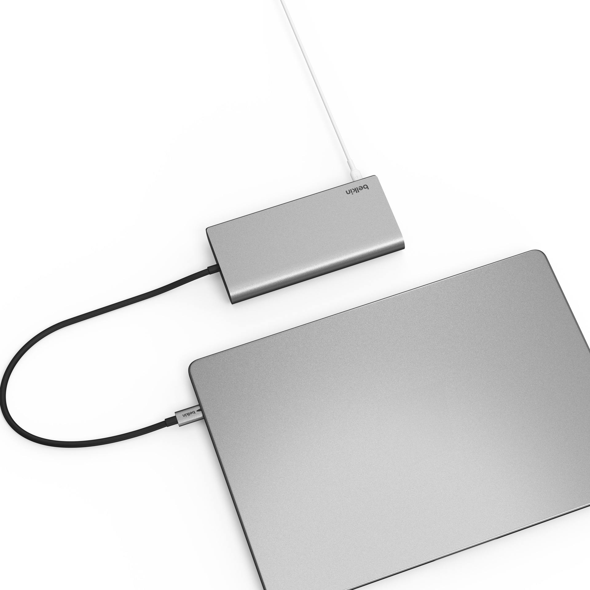 Belkin Laptop-Dockingstation »Connect Universal USB-C-8-in-1-Core-Hub für zwei Bildschirme«, (1 St.), unterstützt 2 UHD Monitore, 4K/60 Hz und 4K/30 Hz