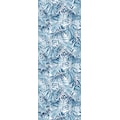 queence Vinyltapete »Tropische Blätter-Blau«, 90 x 250 cm, selbstklebend