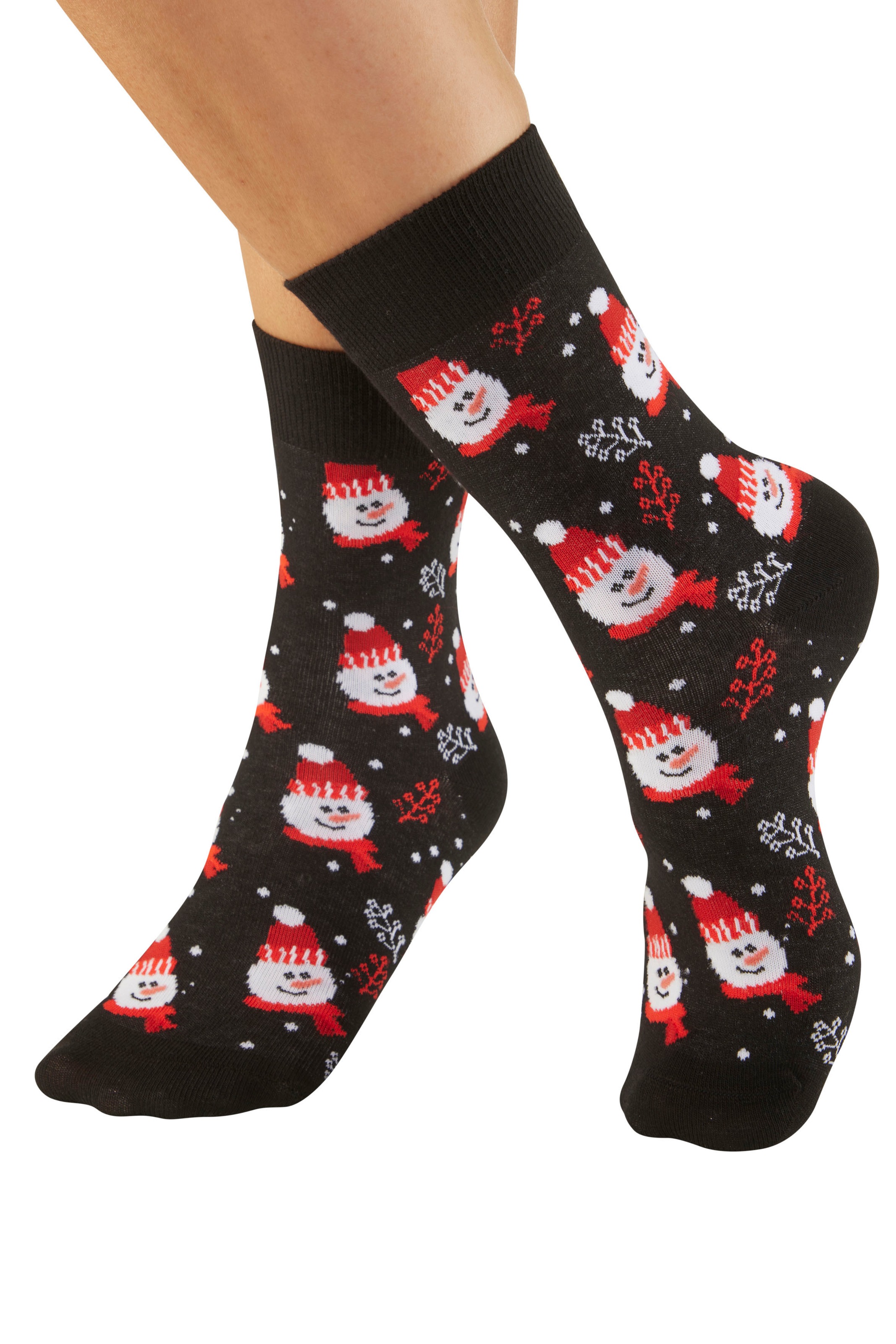 H.I.S Basicsocken Packung, 3 Paar tlg. mit lustigen Weihnachtsmotiven