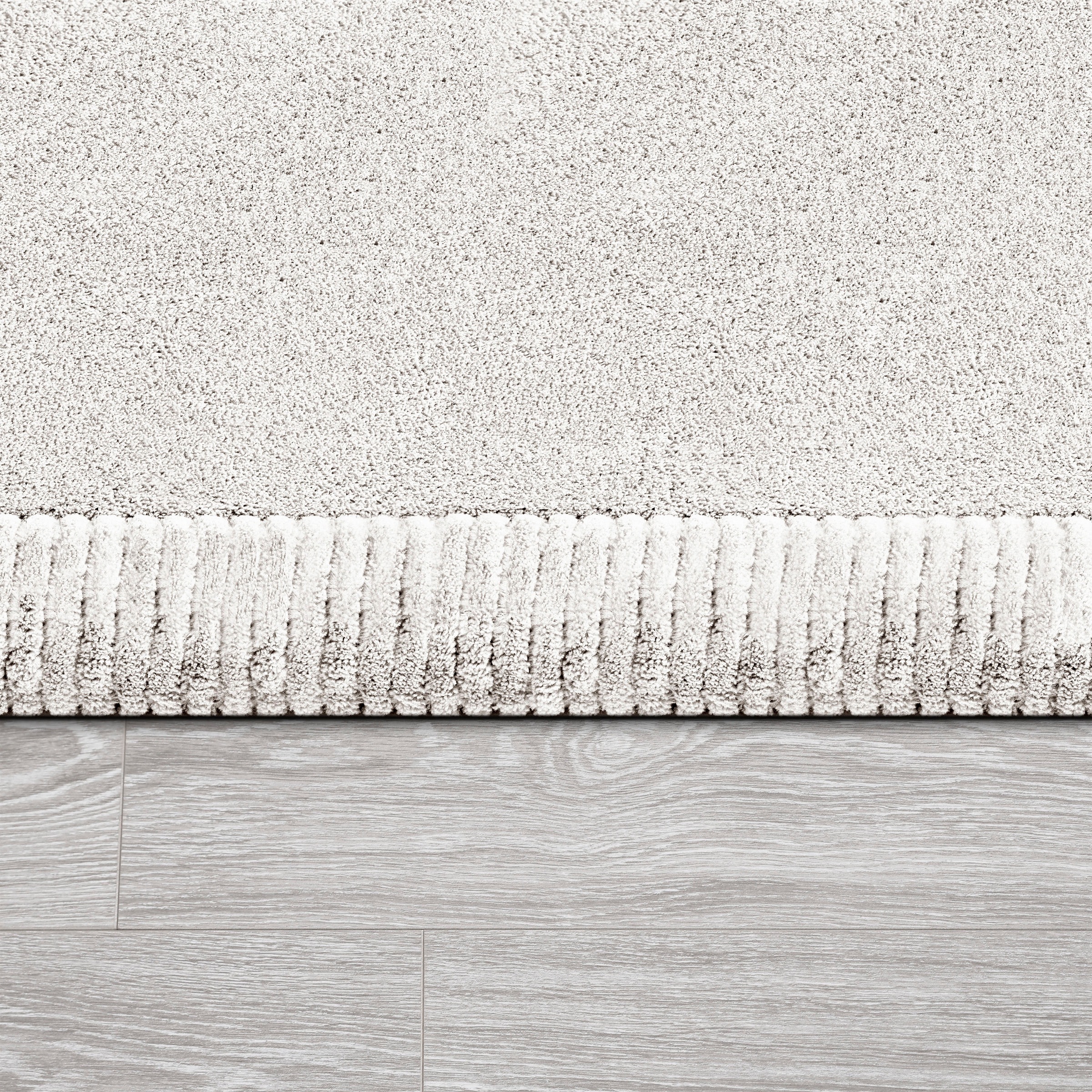 Paco Home Teppich »Tatami 475« rechteckig 24 mm Höhe Kurzflor, Uni-Farben, mit Memory Foam, waschbar