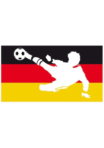 Wall-Art Wandtattoo »Deutschland Fahne + Fußballer«, (1 St.) kaufen