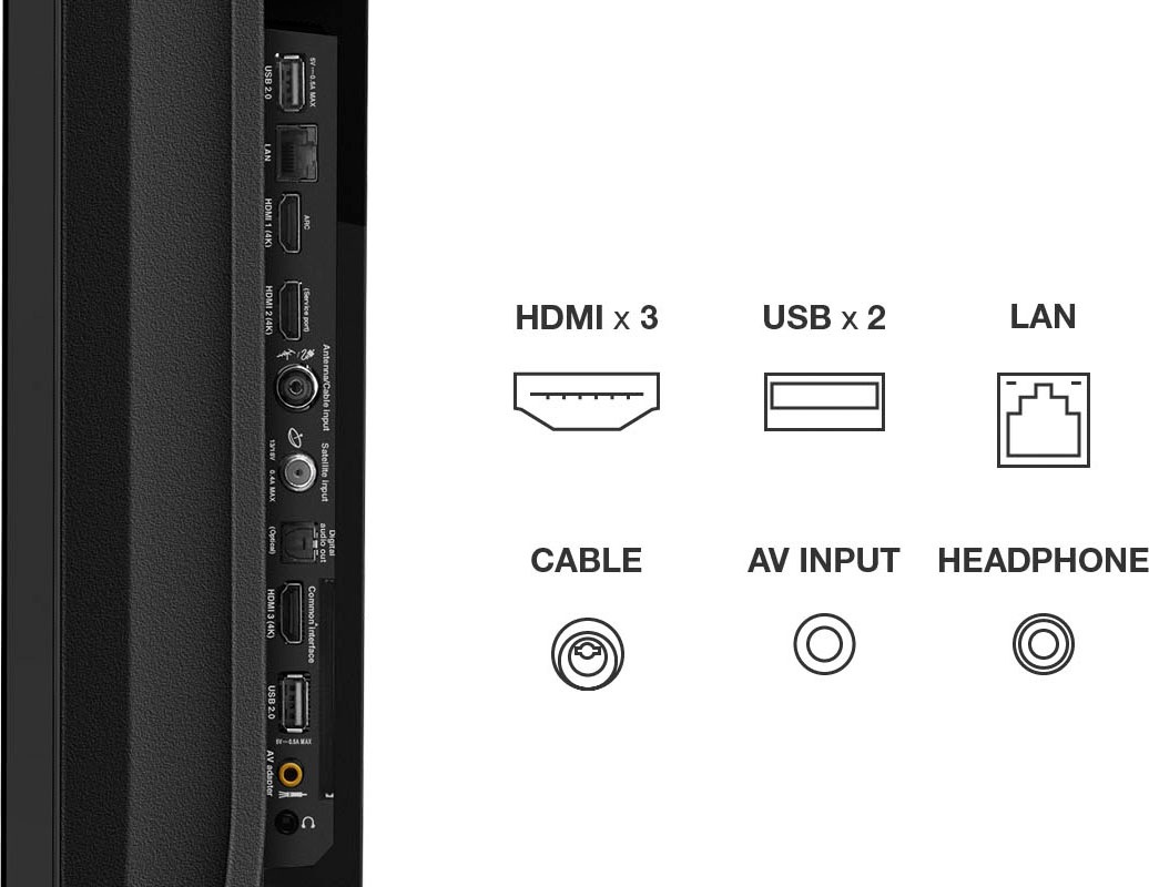 TCL LED-Fernseher »75P616X1«, 4K Ultra HD, Smart-TV, Android 9.0 Betriebssystem
