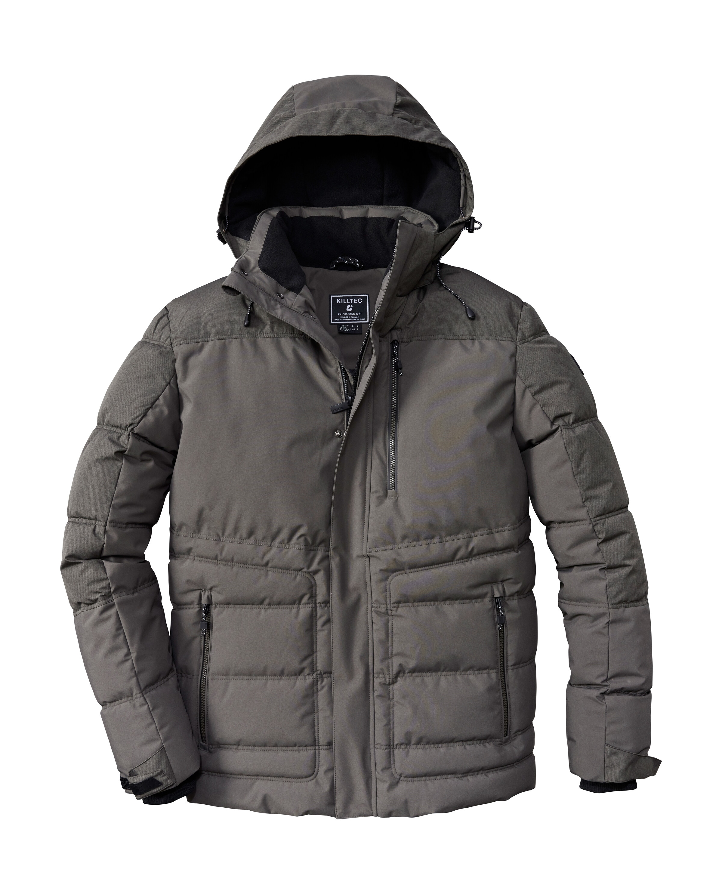 Killtec Steppjacke »KOW 87 MN QLTD JCKT« Wasserabweisende Herren Steppjacke mit abnehmbarer Kapuze