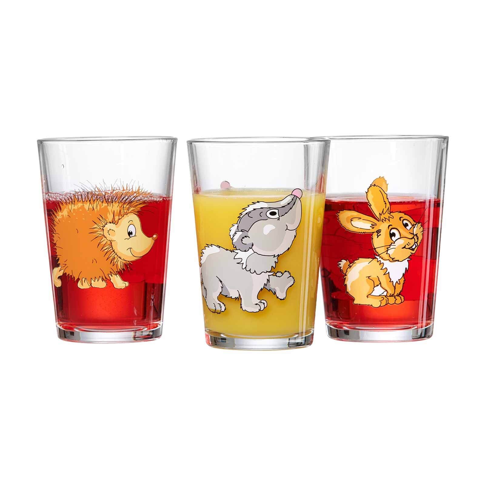 Ritzenhoff & Breker Trinkglas WALDTIERE, 3er Set