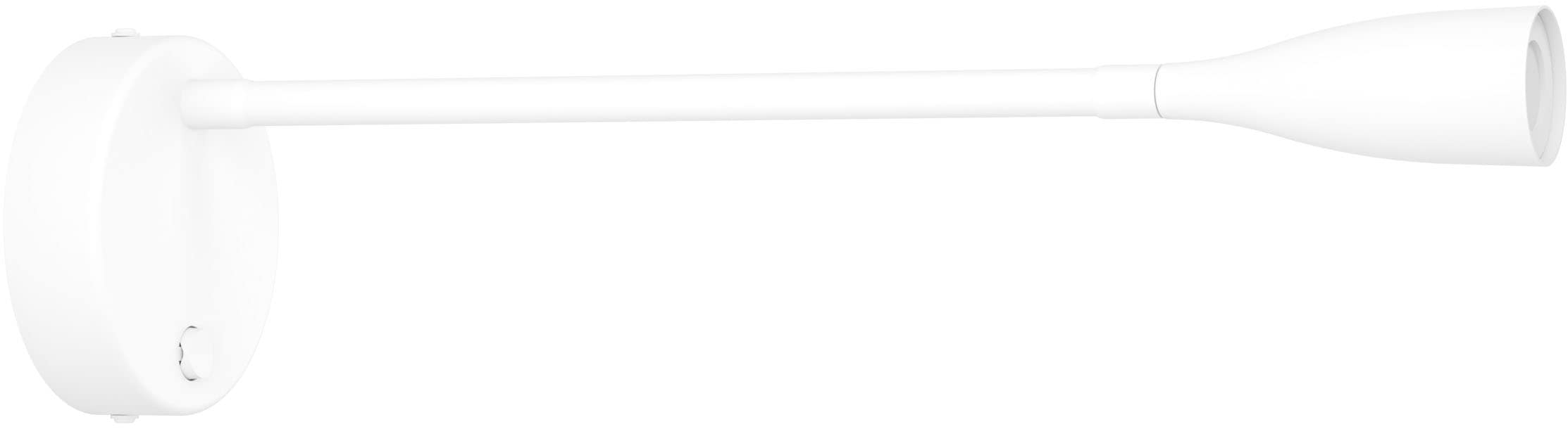 EGLO Wandleuchte »OLIVANDINO Wandlampe - Stahl - LED - 3,8W - IP20« LED-Modul 1 Stk. Warmweiß Wandstrahler, Wandspot, Wohnzimmer, Flur, Schlafzimmer, Ø11 x AL43 cm