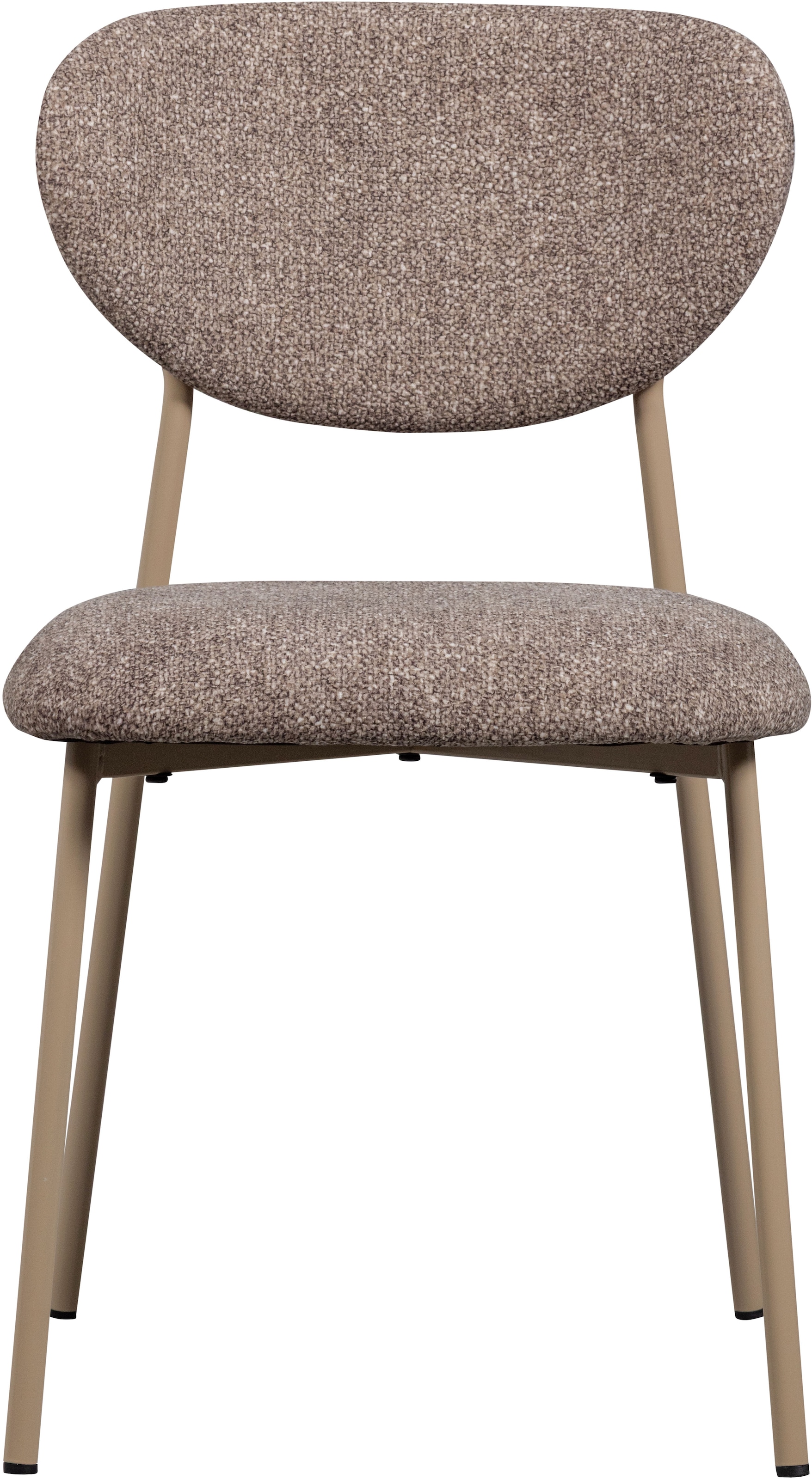WOOOD Esszimmerstuhl »Valor aus Webstoff mit Metallgestell stapelbar H 77 x B 46 cm« (Set) 2 Stk.(Set, 2 St) Sehr hohe Verschleißfestigkeit, Breite 46 cm
