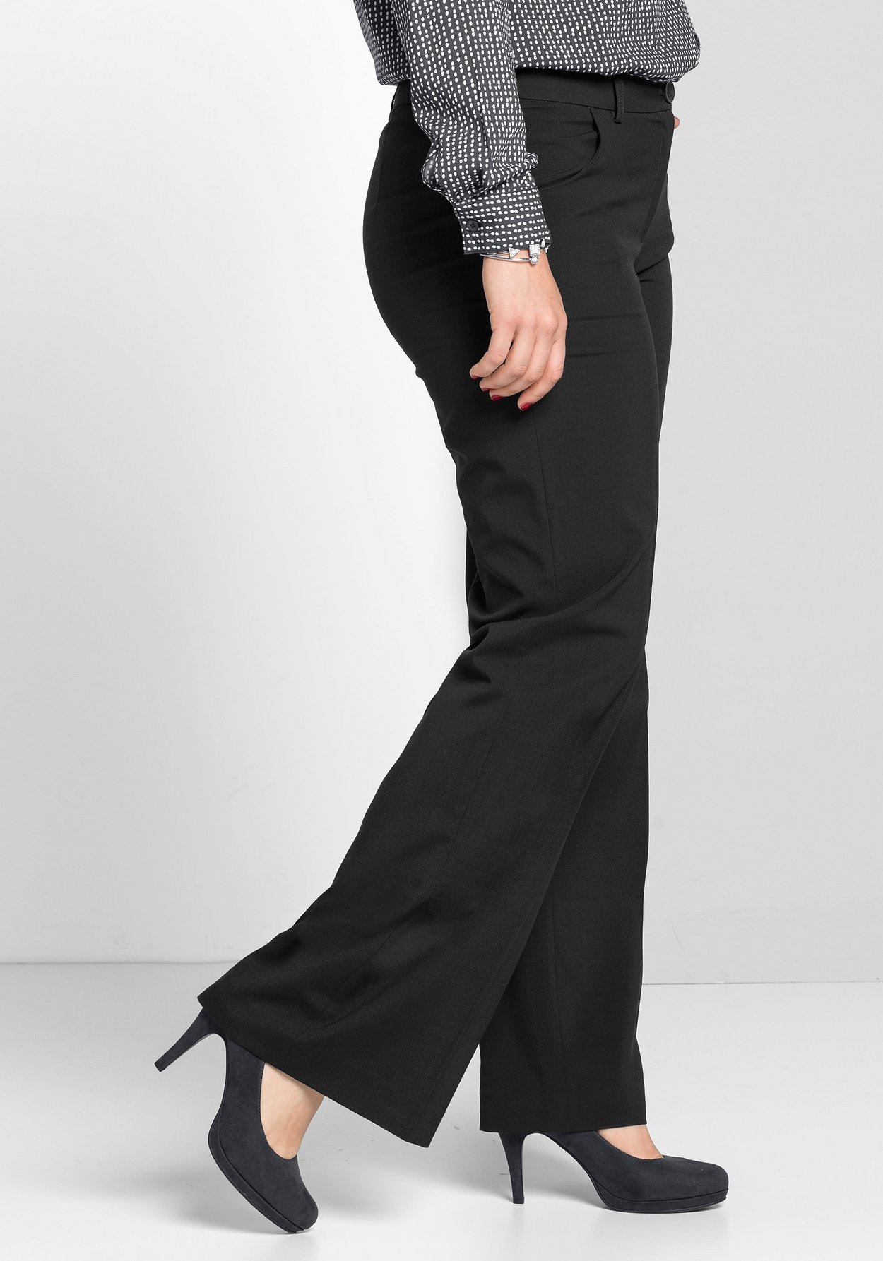 Sheego Stretch-Hose »Hose mit Bügelfalte«