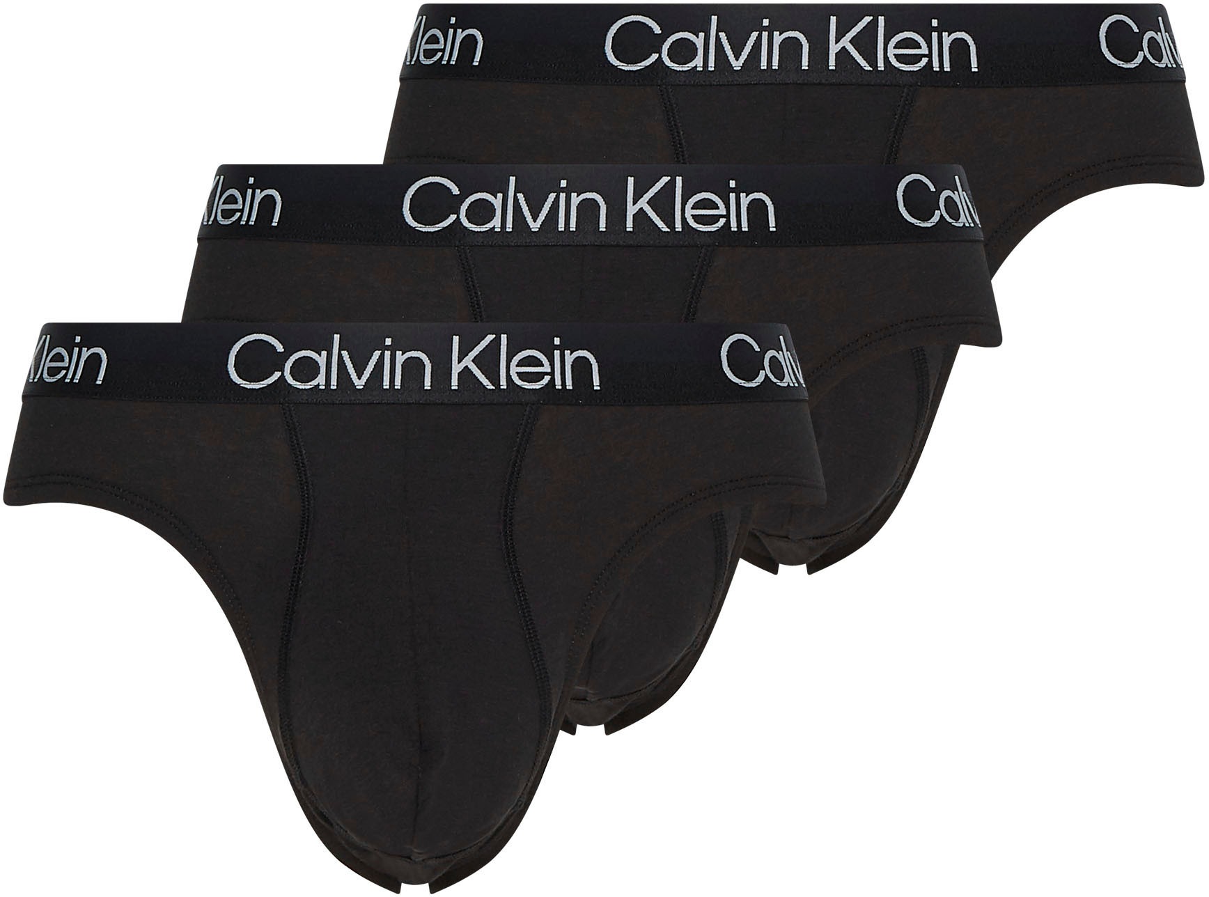 Calvin Klein Slip, (Packung, Logo St.), mit ♕ bei 3 Webbund