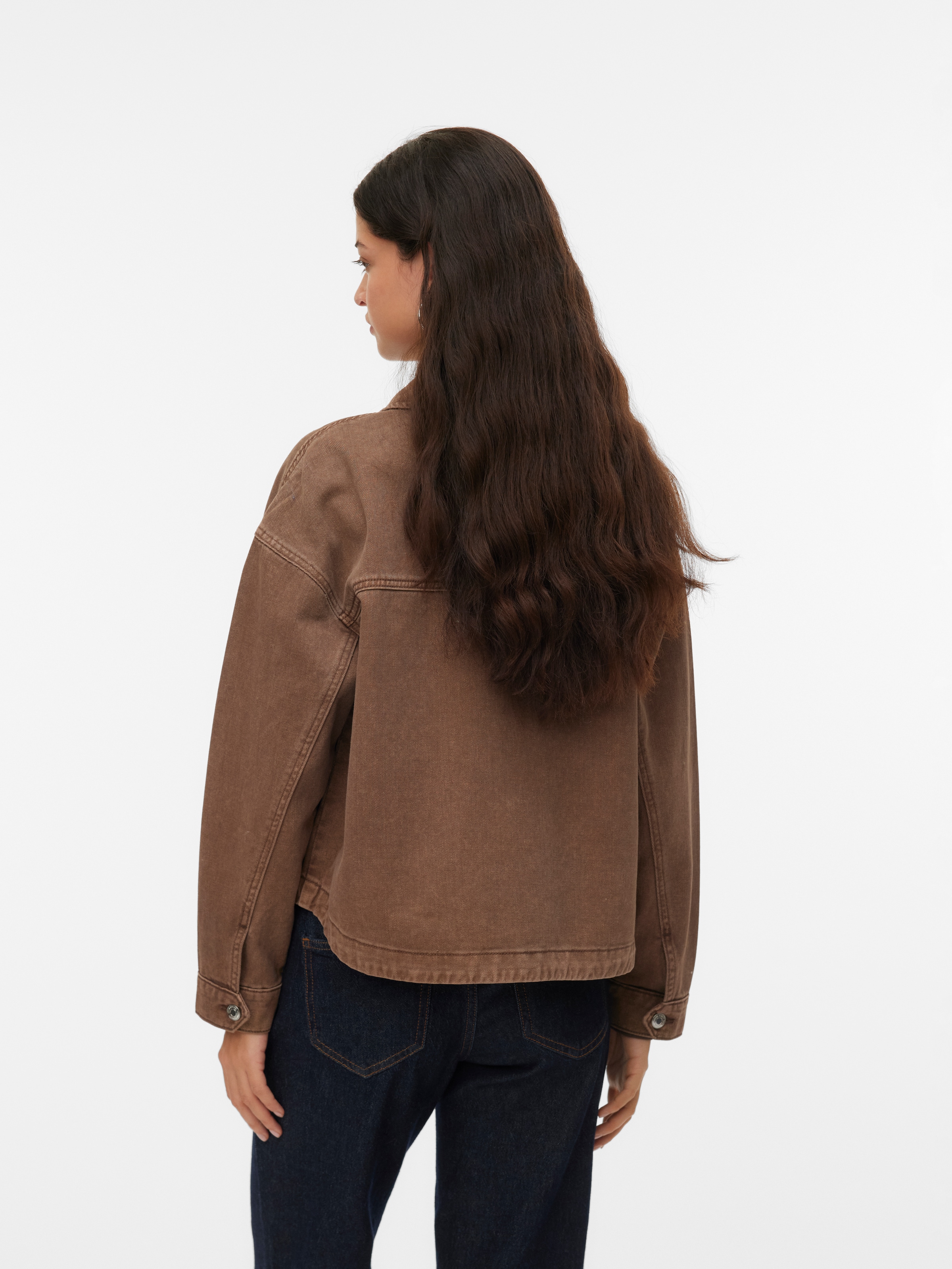 Vero Moda Jeansjacke »VMJAMIE LS DENIM SHACKET MIX NOOS« Baumwollmischung