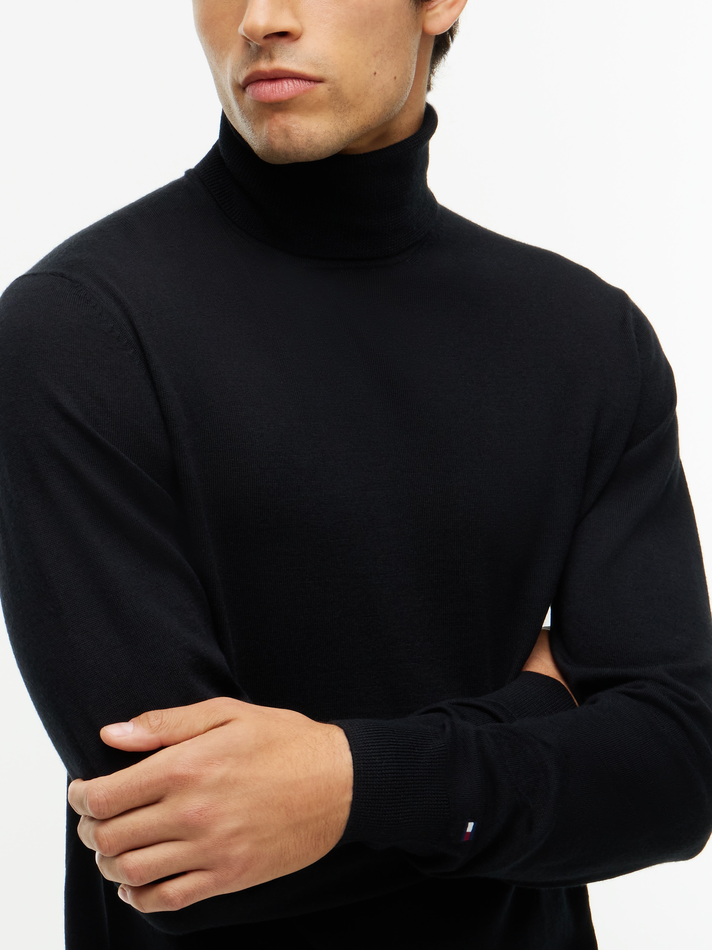Tommy Hilfiger 1100000002199 »NY MERINO ROLL NECK« aus reiner Wolle