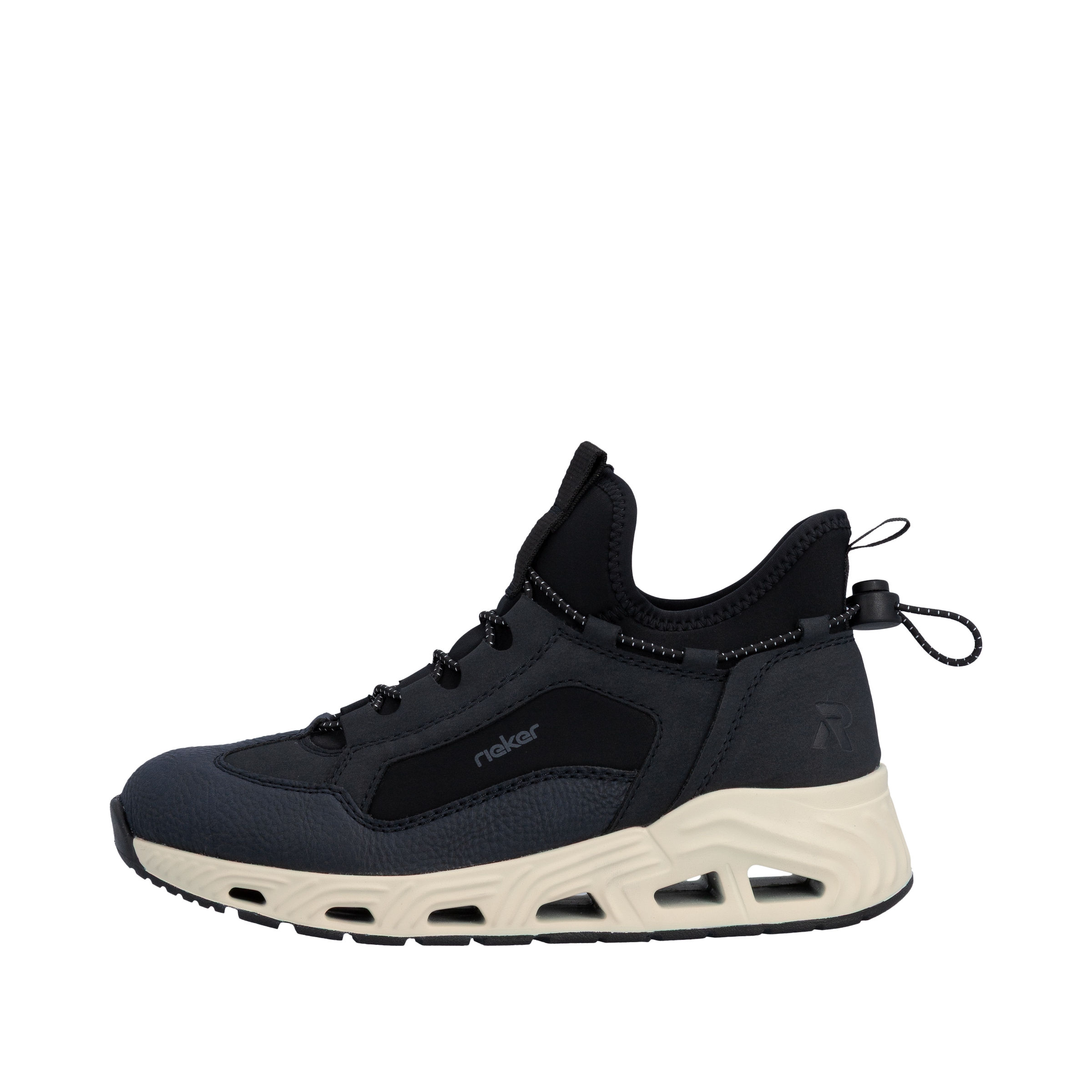 Rieker Slip-On Sneaker  Freizeitschuh, Schnürschuh, Slip-On mit Gummizug
