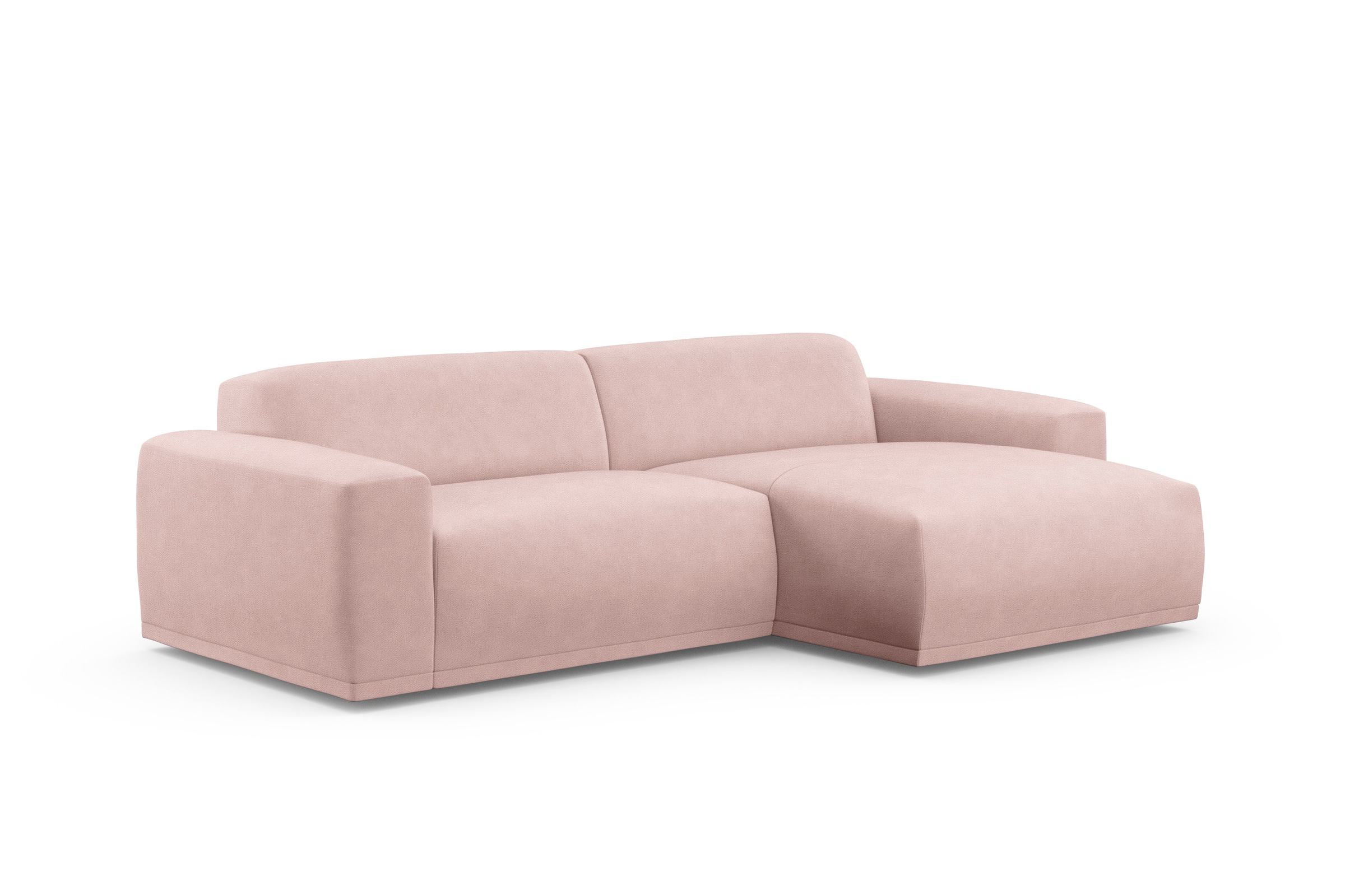 TRENDMANUFAKTUR Ecksofa »Braga, mit hochwertigem Kaltschaum, L-Form , in Cord erhältlich« modernes Sofa, Couch mit hohem Sitzkomfort, 255/72/160 cm (B/H/T)