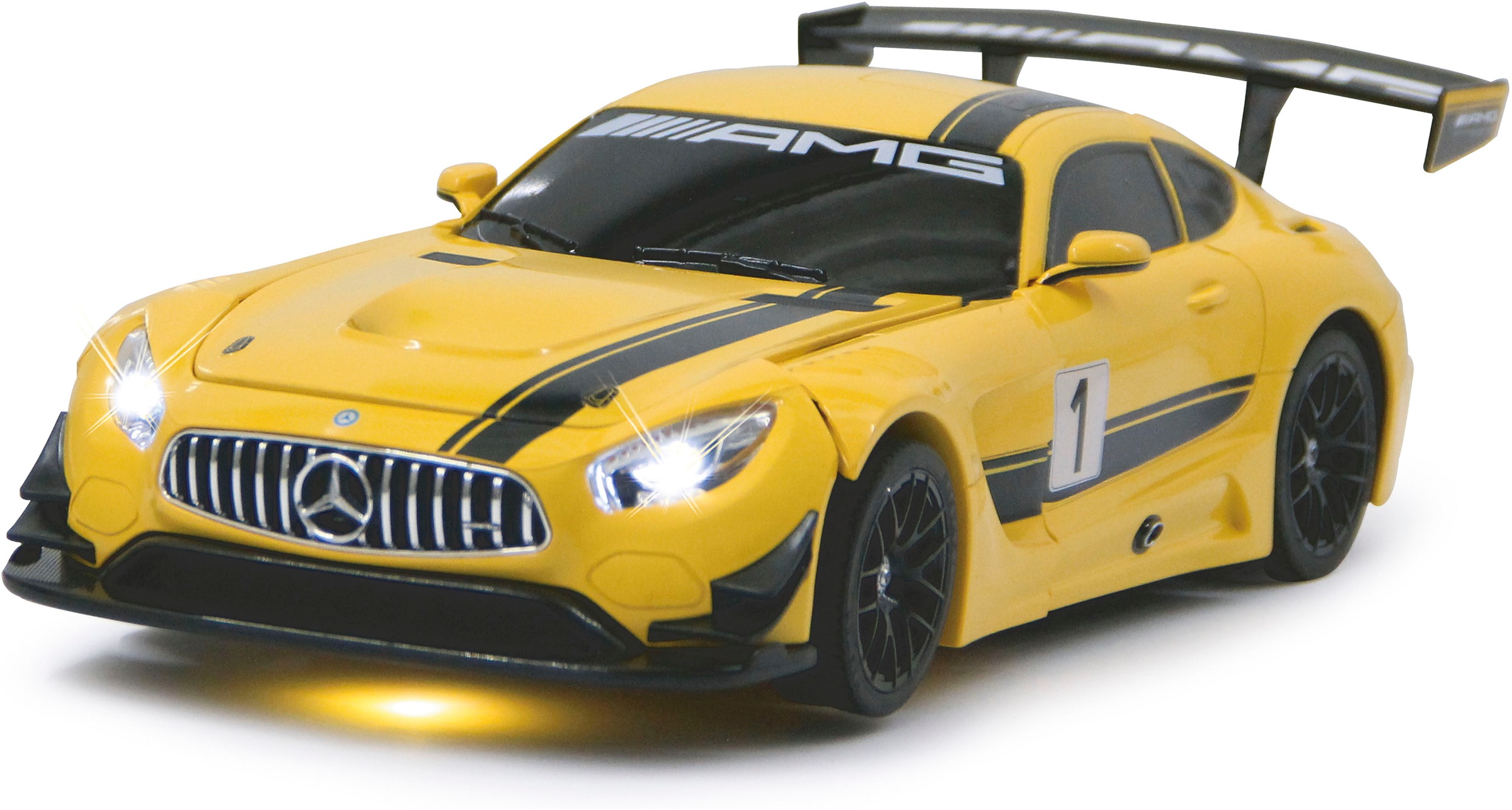 Jamara RC-Auto »Deluxe Cars, Mercedes-AMG GT3, 1:14, gelb, 2,4GHz«, mit Lautsprecher