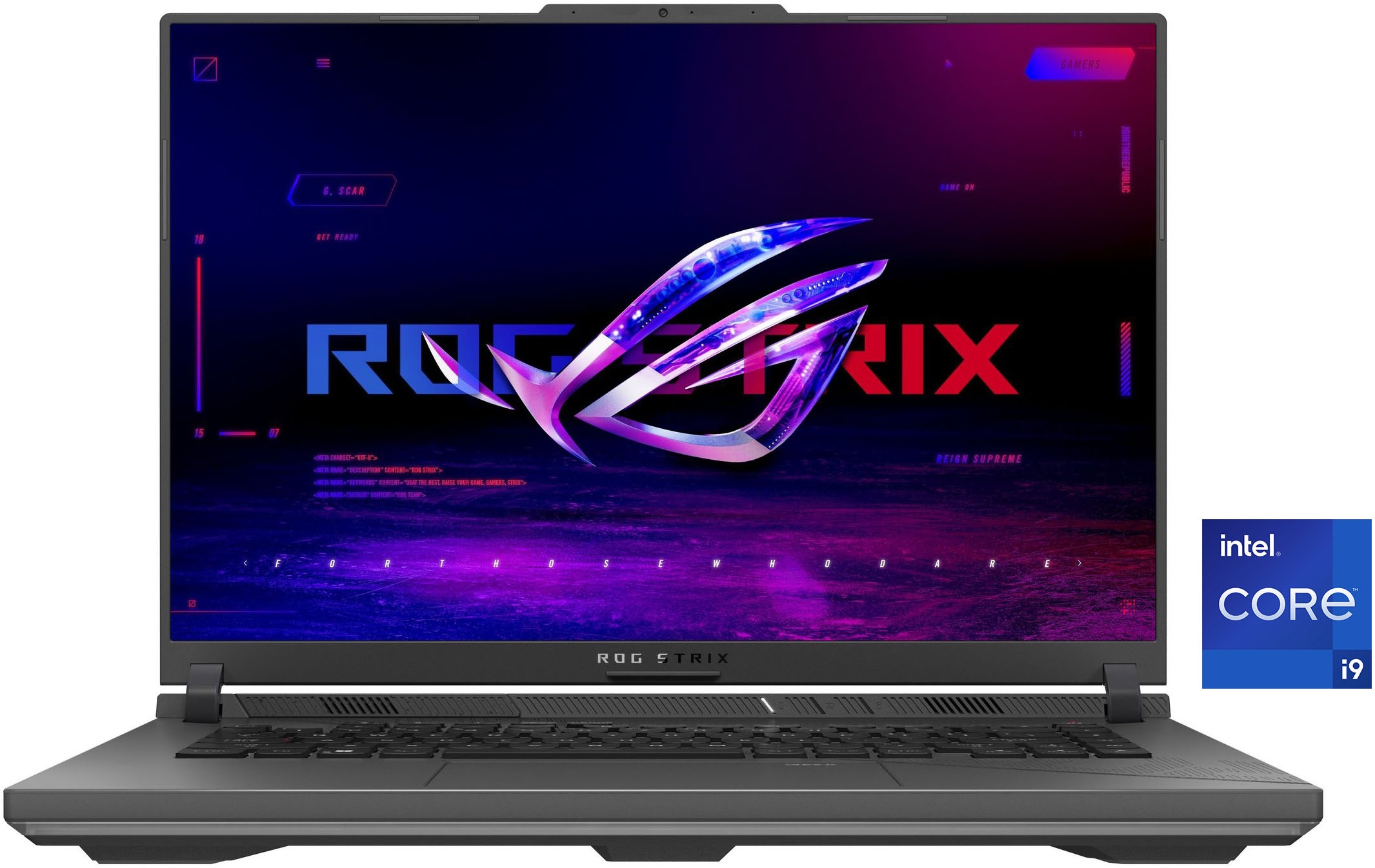 Asus Notebook »ROG Strix Scar 16 G614JZR-N4031W 16" i9-14900HX/32GB/1 W11H«, 40,6 cm, / 16 Zoll, Intel, Core i9