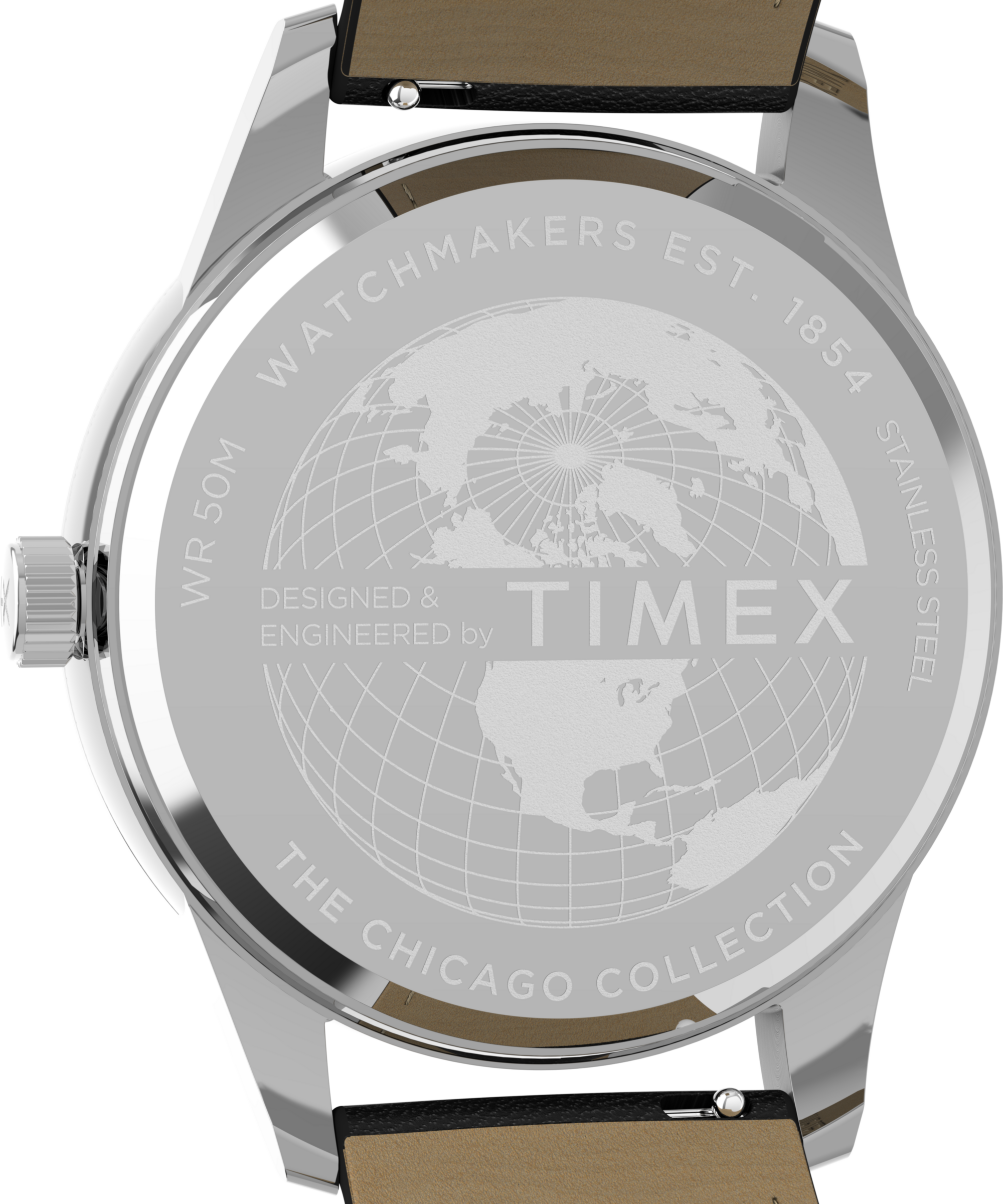 Timex Multifunktionsuhr »CHICAGO« Quarzuhr, Armbanduhr, Herrenuhr, Lederarmband, Datum, Leuchtzeiger
