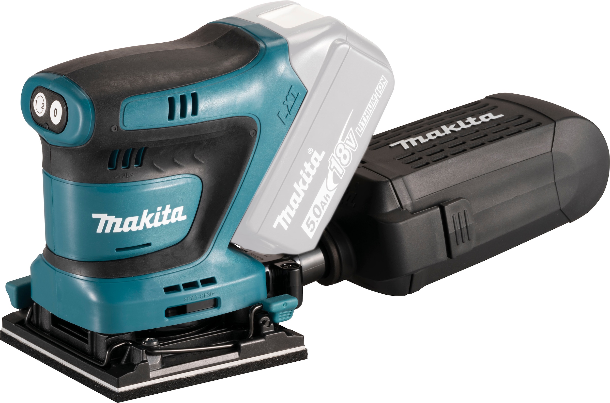 Makita Akku-Schwingschleifer »DBO480Z«, LXT 18V • 112x102 mm • 14.000 min-1, ohne Akku und Ladegerät