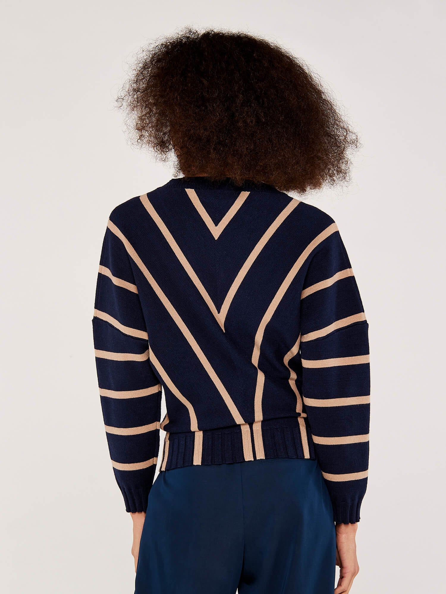 Apricot Streifenpullover »Chevron-Design Pullover« mit Streifenmuster