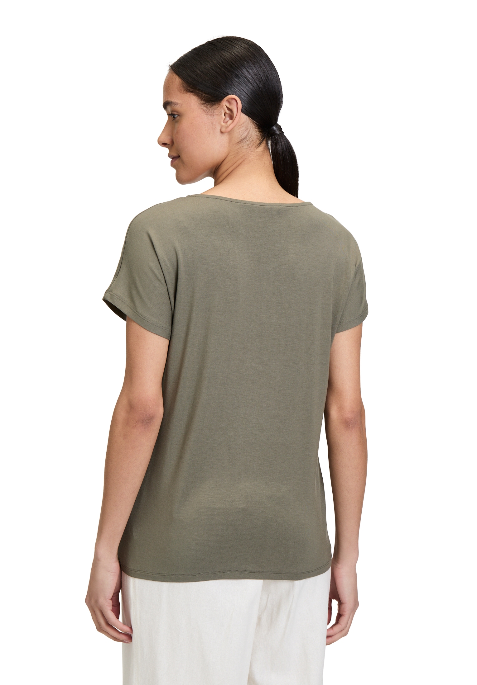 Betty Barclay Kurzarmshirt »Casual-Shirt mit V-Ausschnitt«