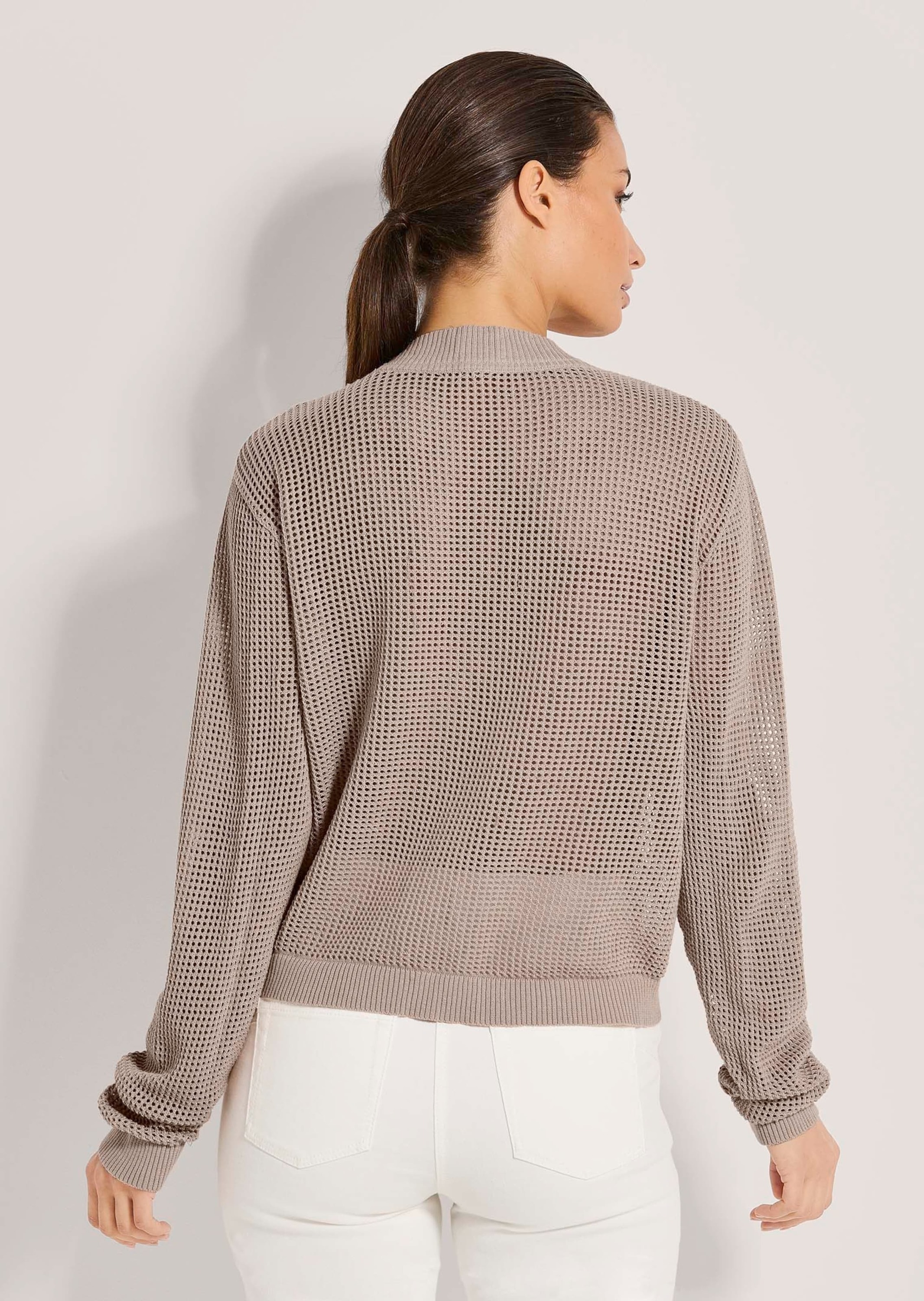 MADELEINE Strickjacke »Strickjacke Kurze Ajour-Strickjacke«