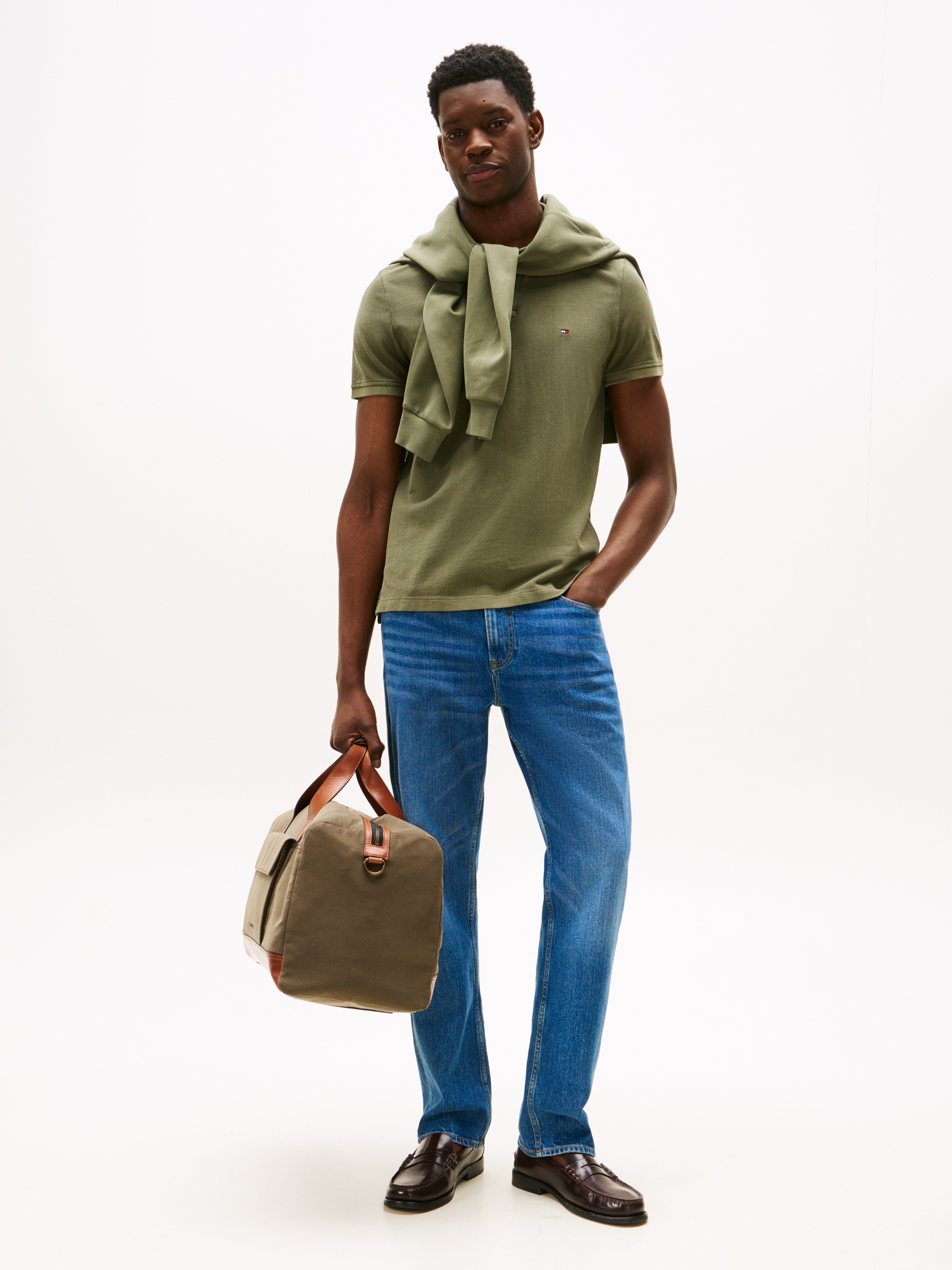 Tommy Hilfiger Poloshirt »GARMENT DYE REG POLO«, leicht gewaschene Optik