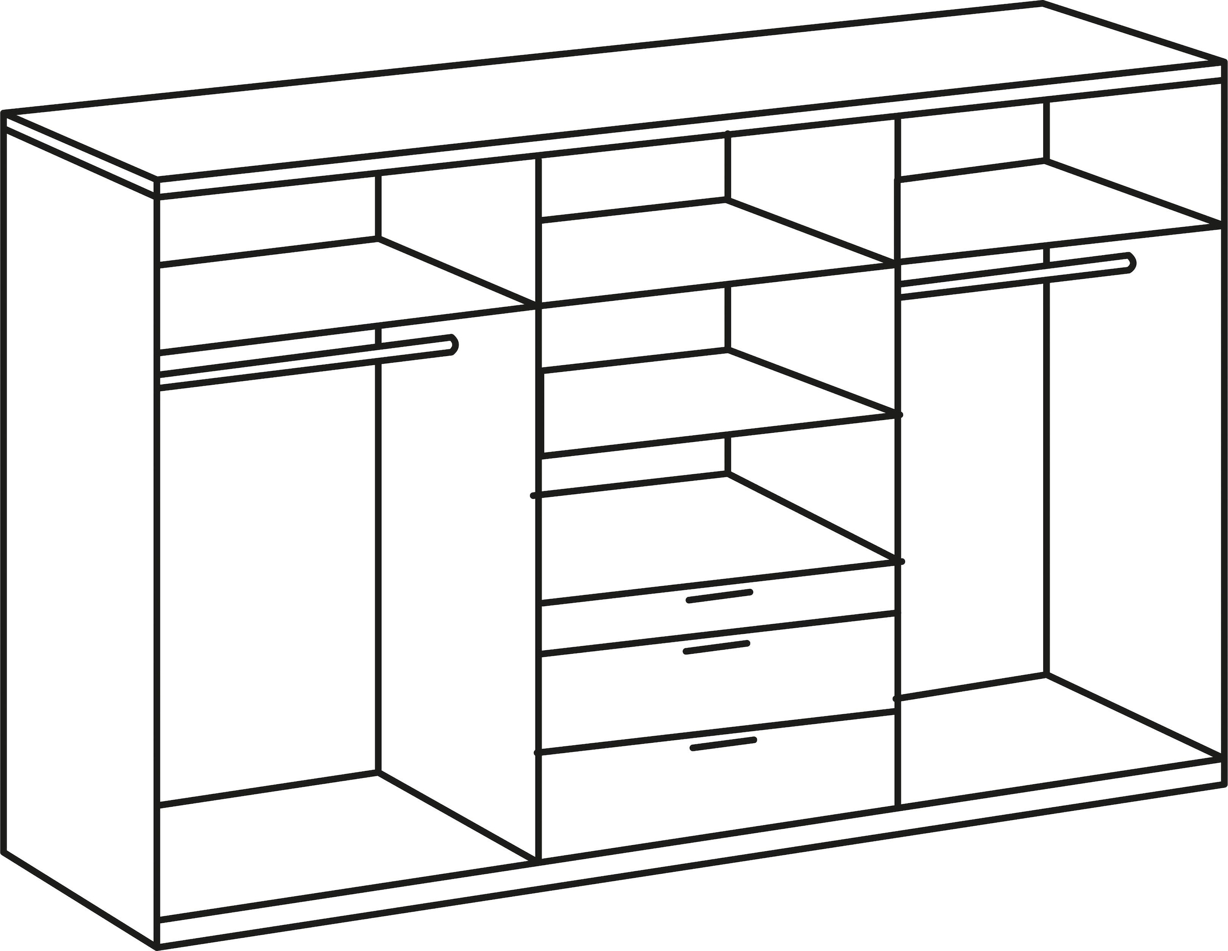 Wimex Kleiderschrank »New York«, mit Spiegeltür