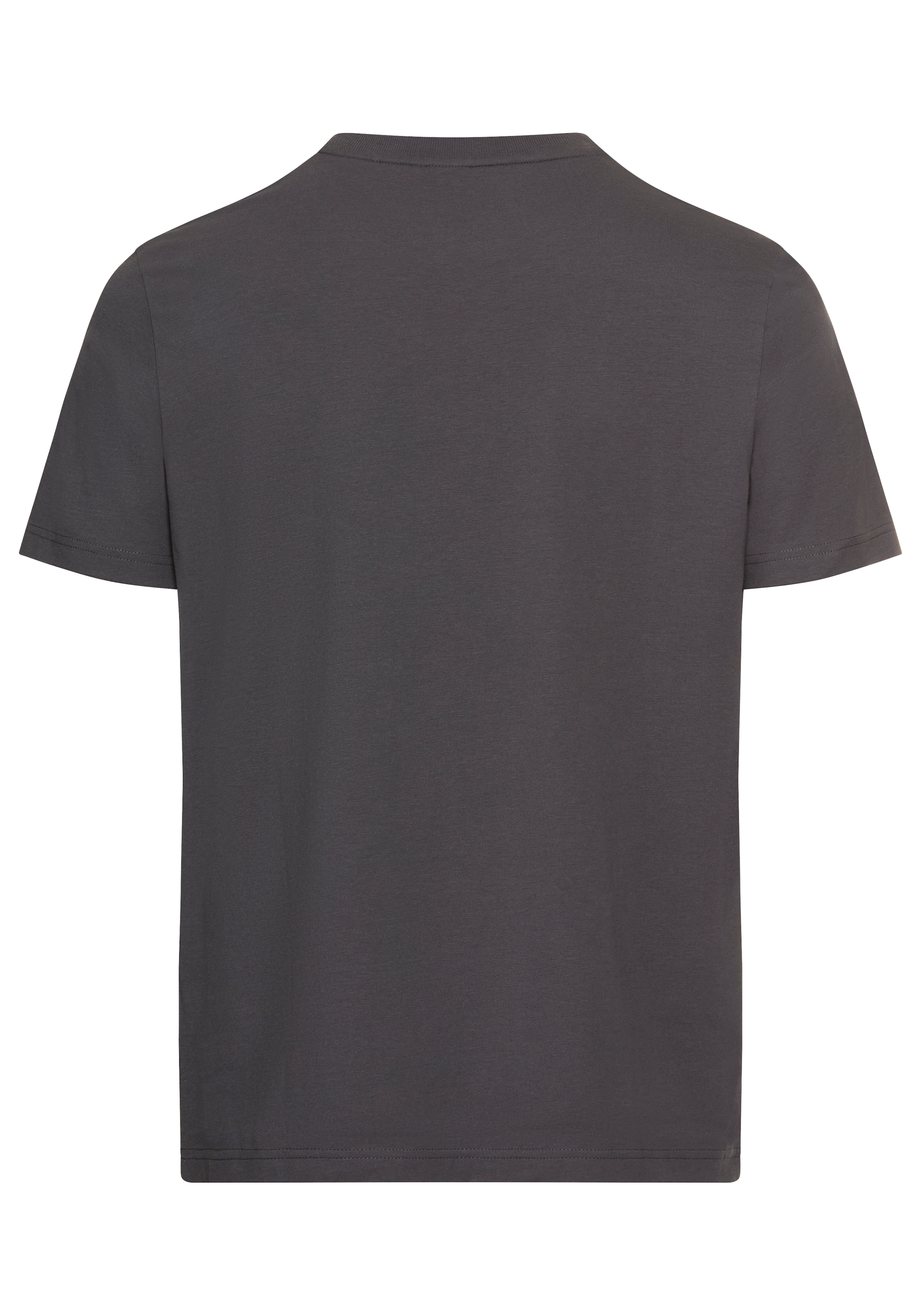 BOSS GREEN Rundhalsshirt »Tee«, mit gummiertem Kontrast-Logo
