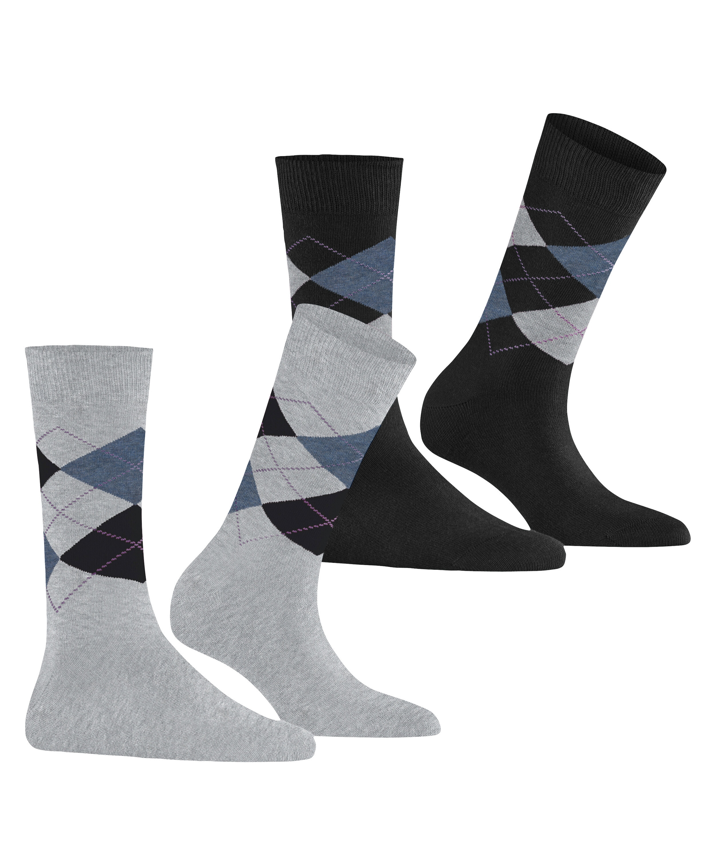 Burlington Socken »Everyday Argyle« 2 Paar,  atmungsaktiv