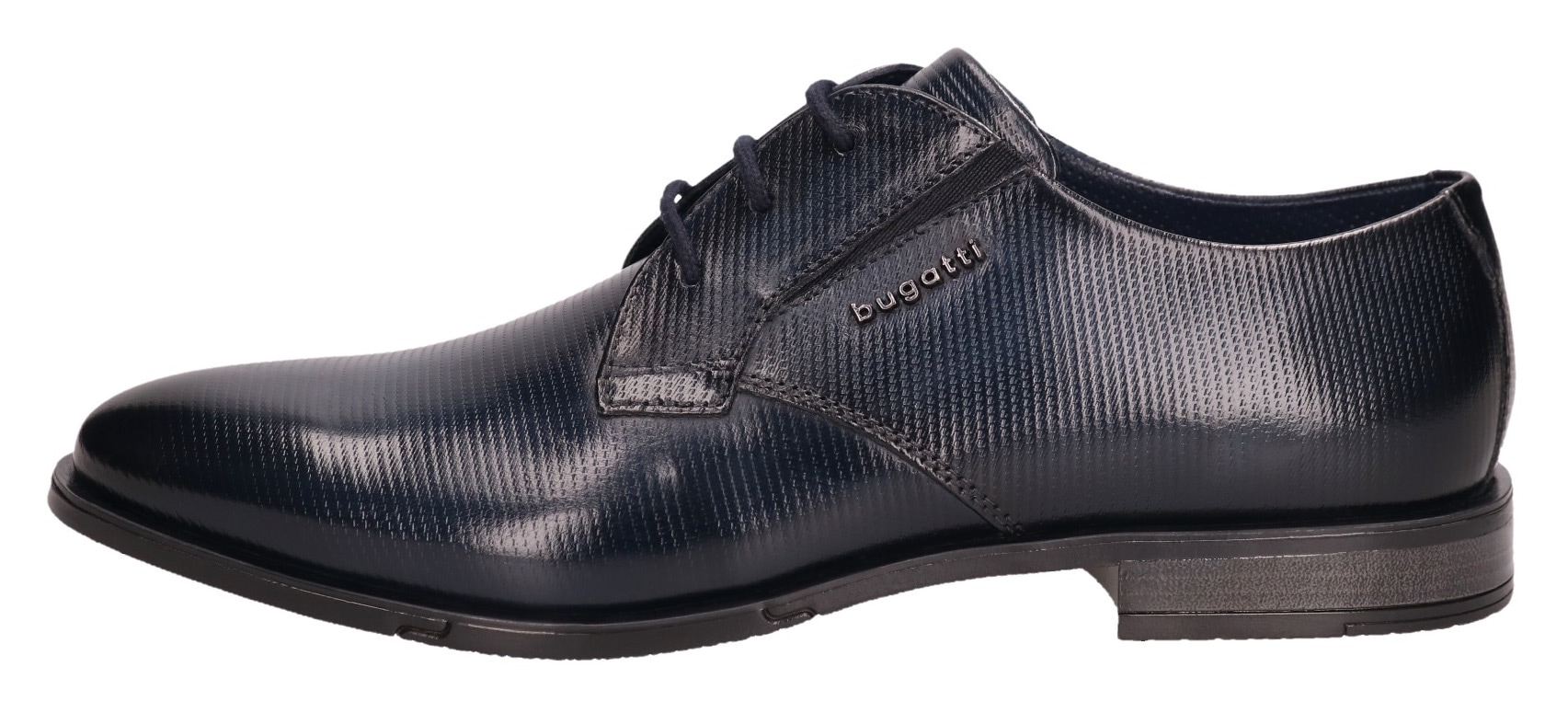 bugatti Schnürschuh, Businesschuh, Abendschuh, Festtagsschuh mit seitlichem Logoemblem