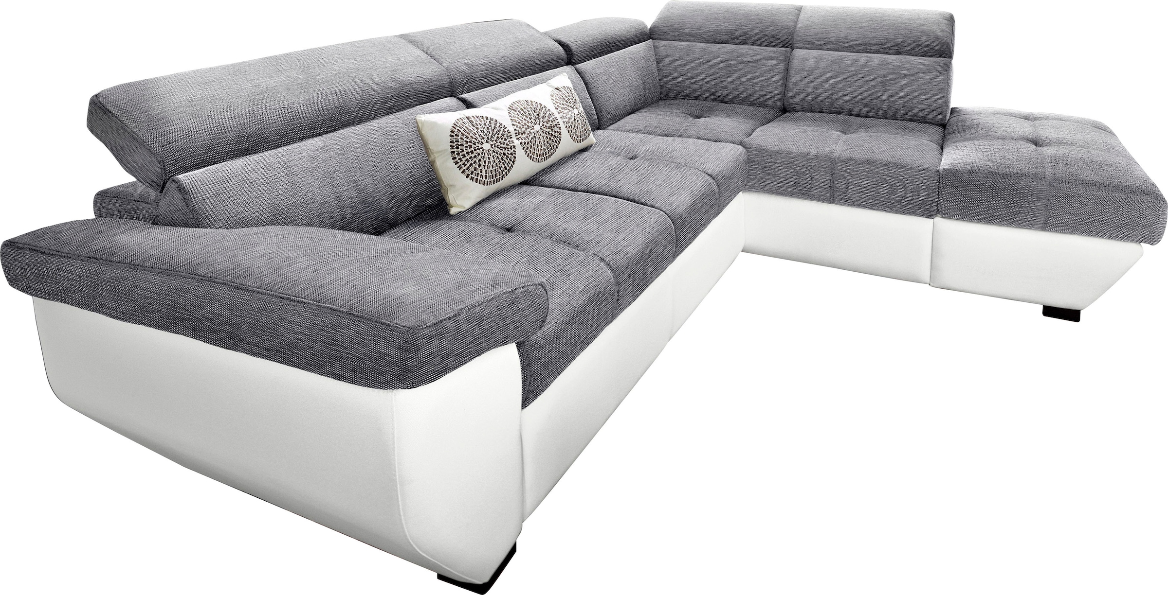 COTTA Ecksofa »Speedway L-Form«, mit Kopfteilverstellung, wahlweise mit Bettfunktion und Bettkasten
