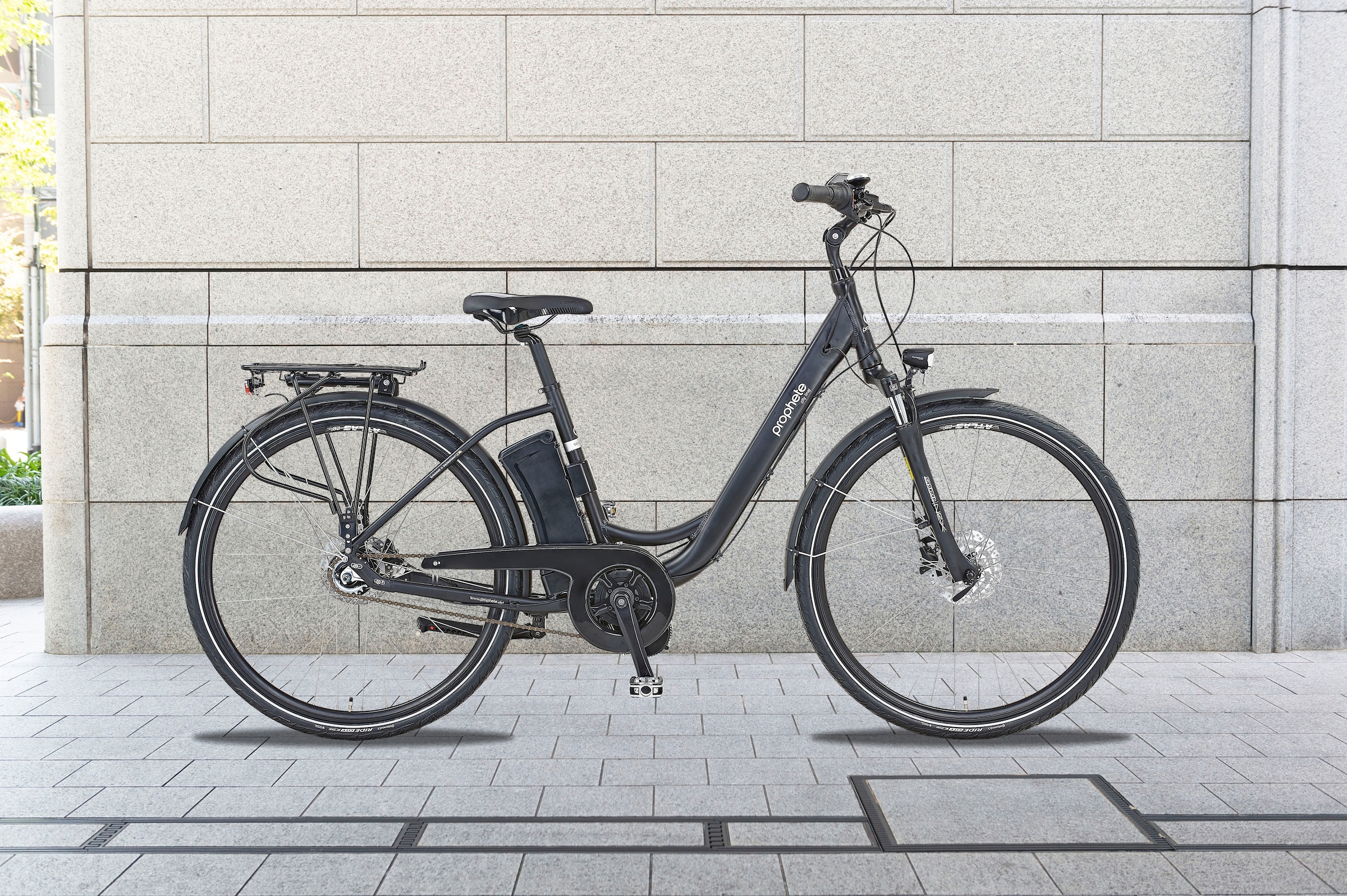 Prophete E-Bike »City«, 7 Gang, Shimano, Mittelmotor 250 W, Pedelec, Elektrofahrrad für Damen u. Herren, Cityrad