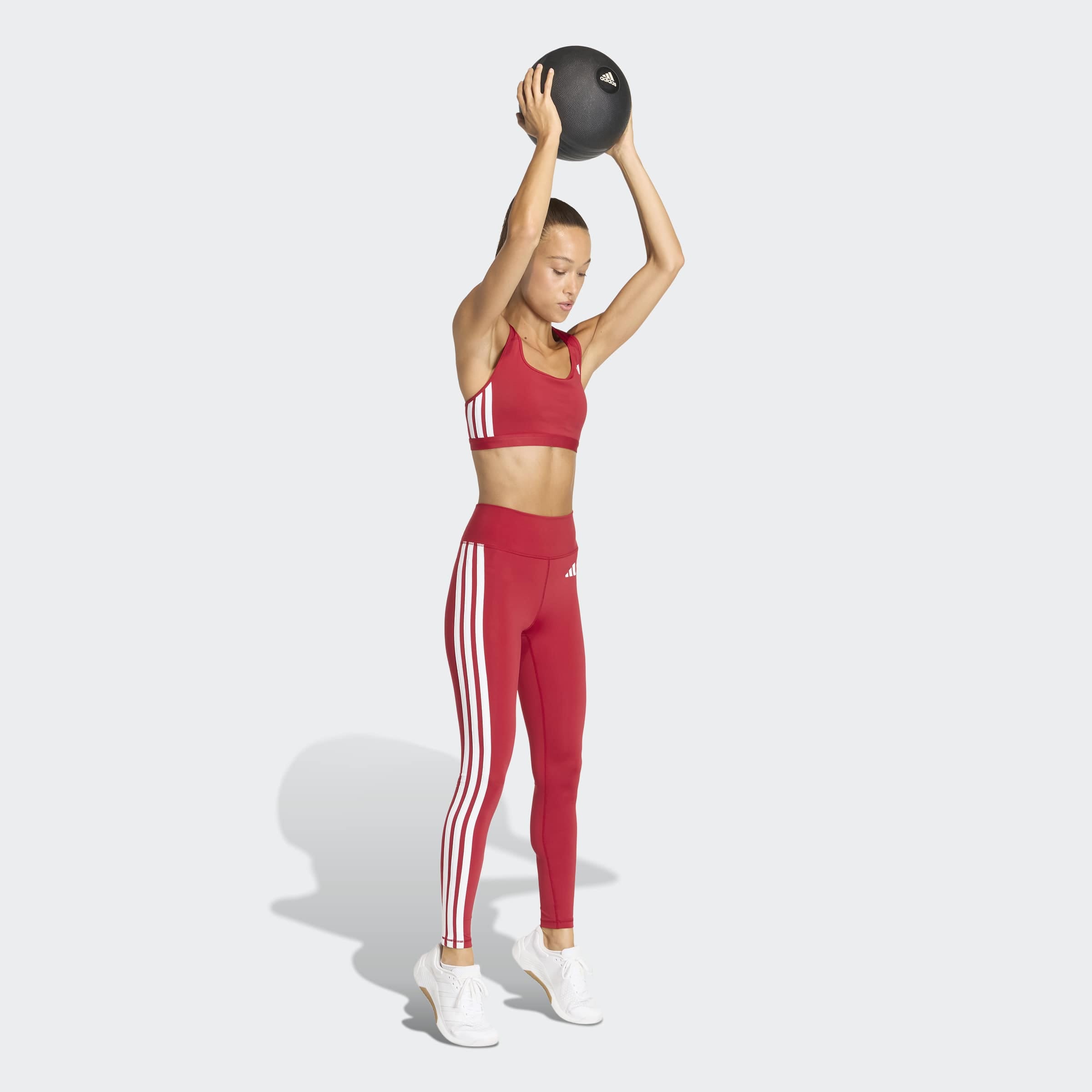 adidas Performance Trainingstights »OPTIME ESSENTIALS 3-STREIFEN 7/8-LEGGINGS«  für Erwachsene, mit climacool® Technologie, aus Polyester