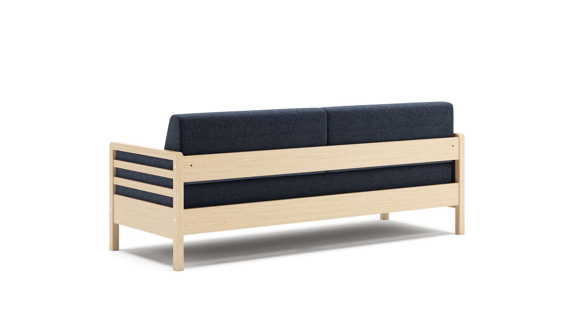 HESTBÆK Schlafsofa »Hestbæk 168 3-Sitzer, Bettfunktion, Breite 208cm, Komfortsitzhöhe 47cm« Umklappbar, Querschläfer, sehr komfortabel, Stauraum