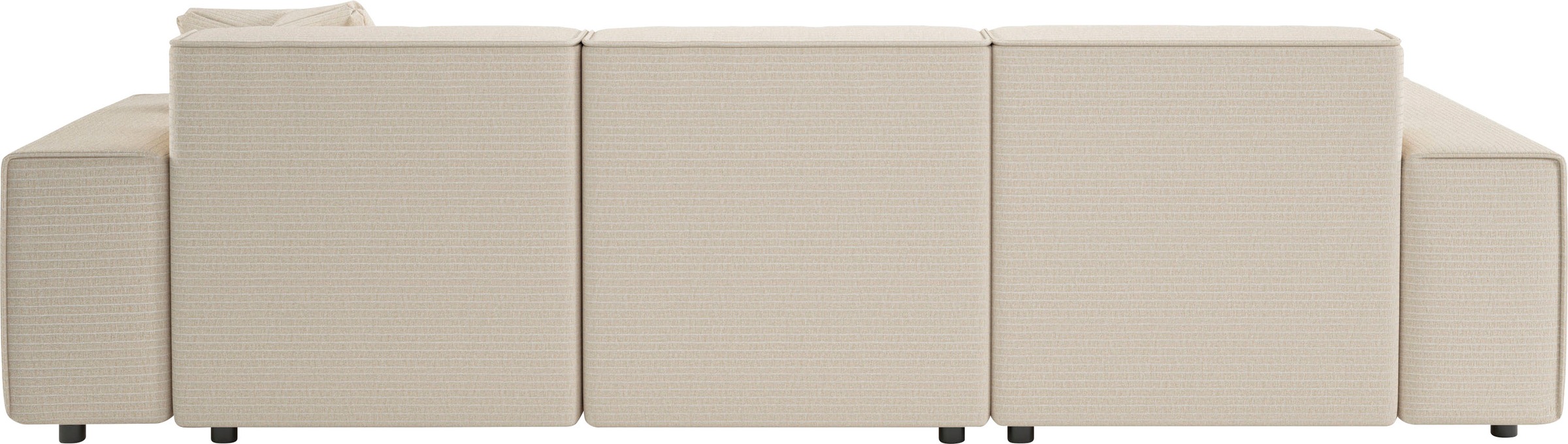 andas Ecksofa »Glimminge L-Form auch in Breitcord, Feincord + Easy care-Bezug,«, Breite 264, Zierkissen