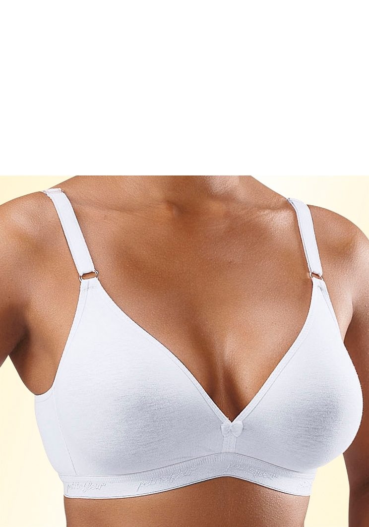 petite fleur Bralette-BH, ohne Bügel im Triangel-Schnitt aus Baumwolle