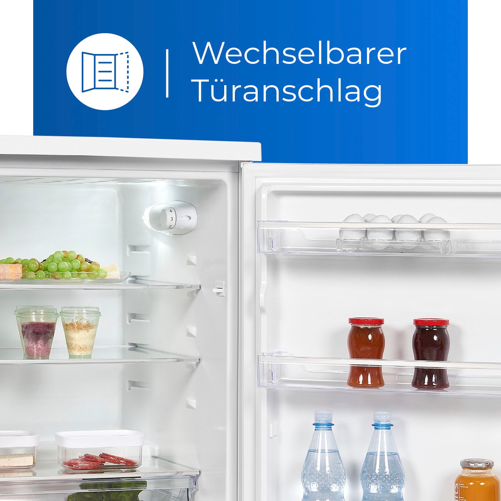 exquisit Vollraumkühlschrank »KS18-V-H-170E weiss«, 156 L Volumen