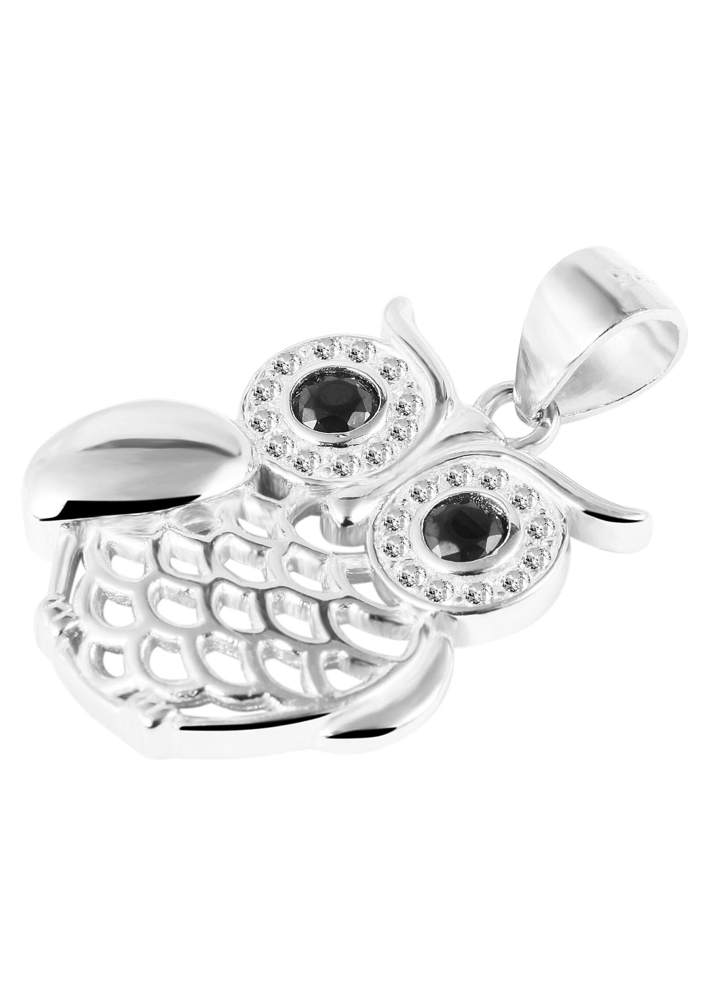 AKZENT Kettenanhänger »"Beba" aus 925 Sterlingsilber, rhodiniert, langlebig«